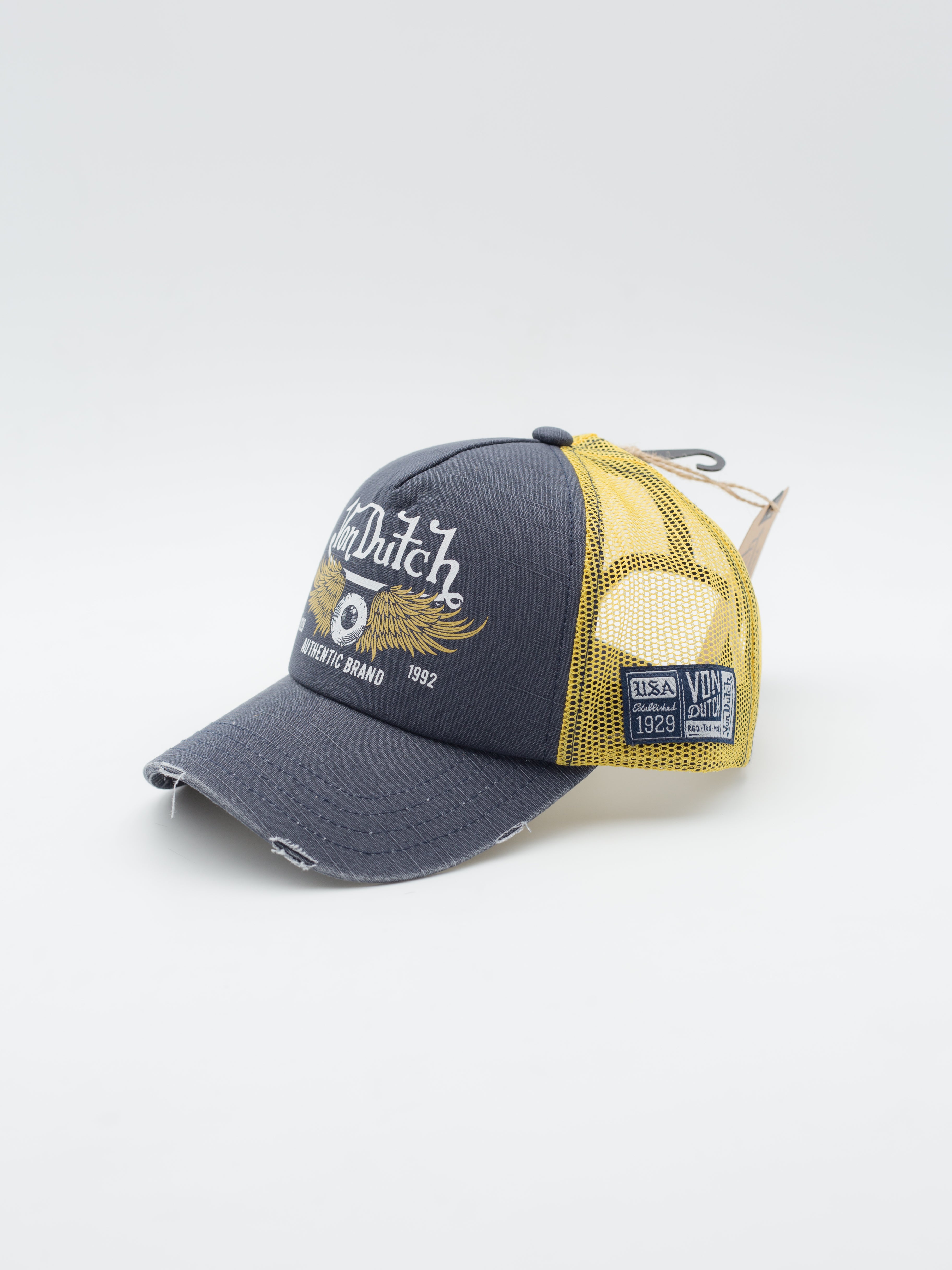 Crew14 Trucker Grey/Yellow