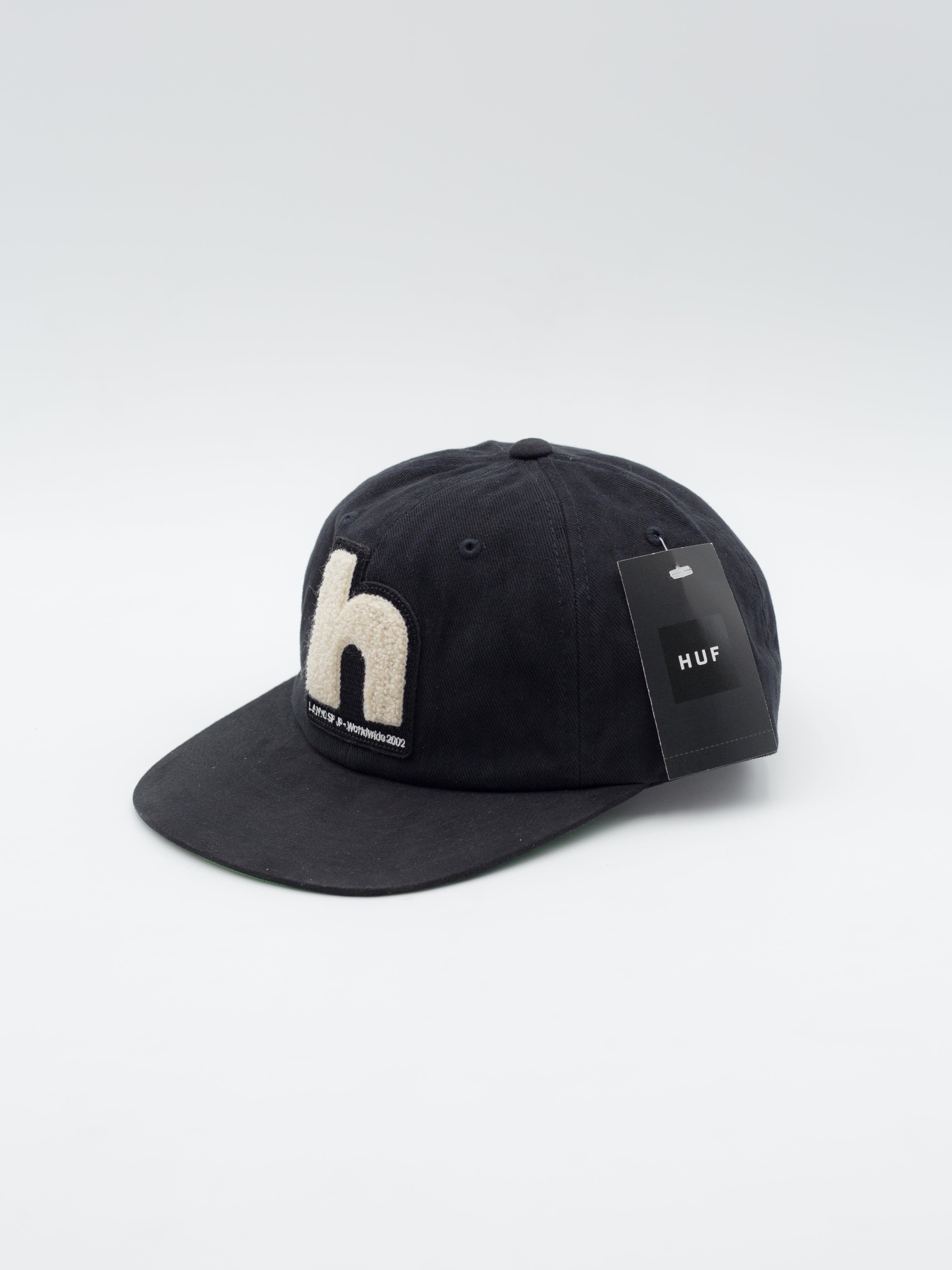 H Chenille Patch Black