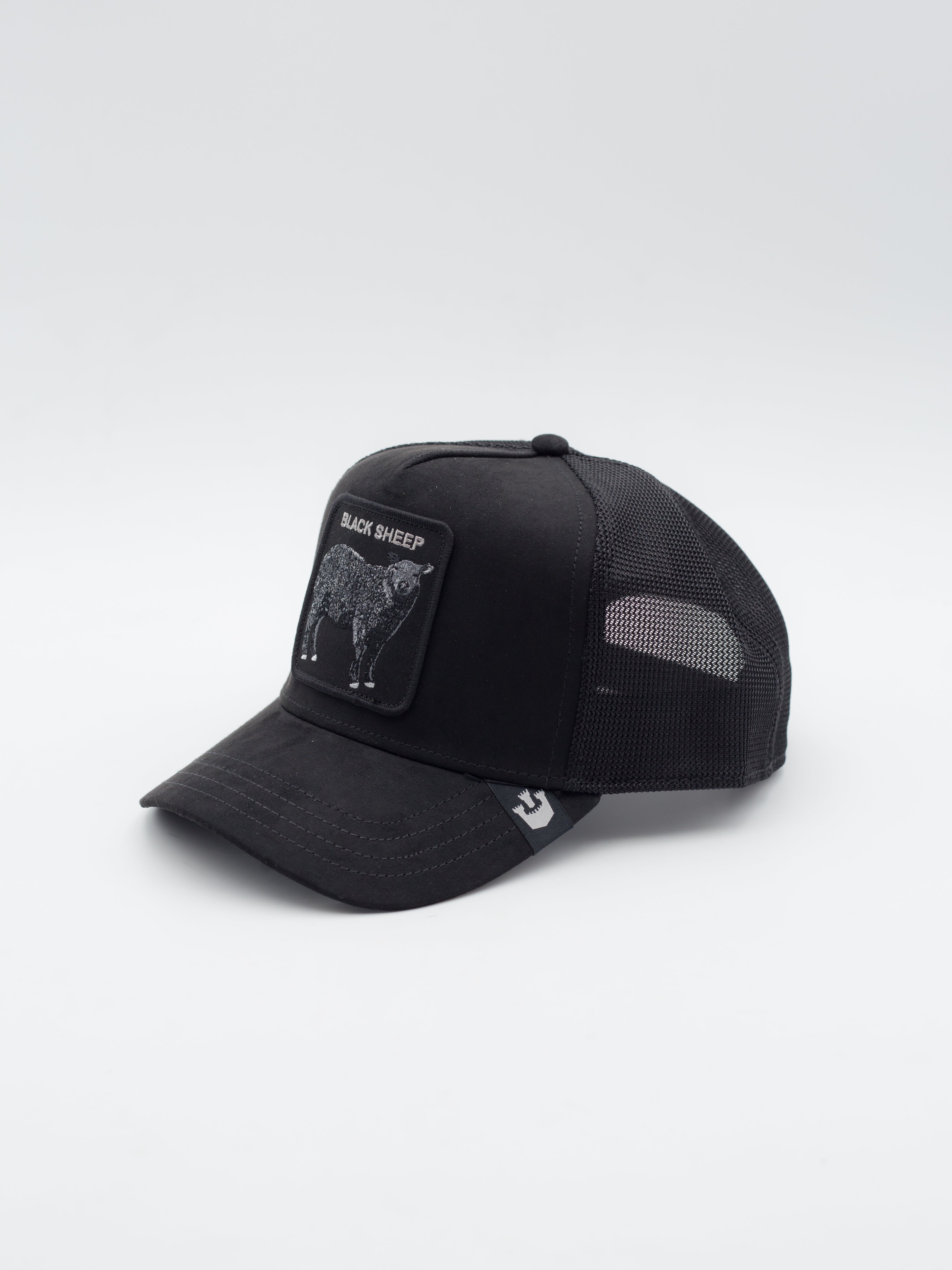 The Suede Sheep Trucker Black