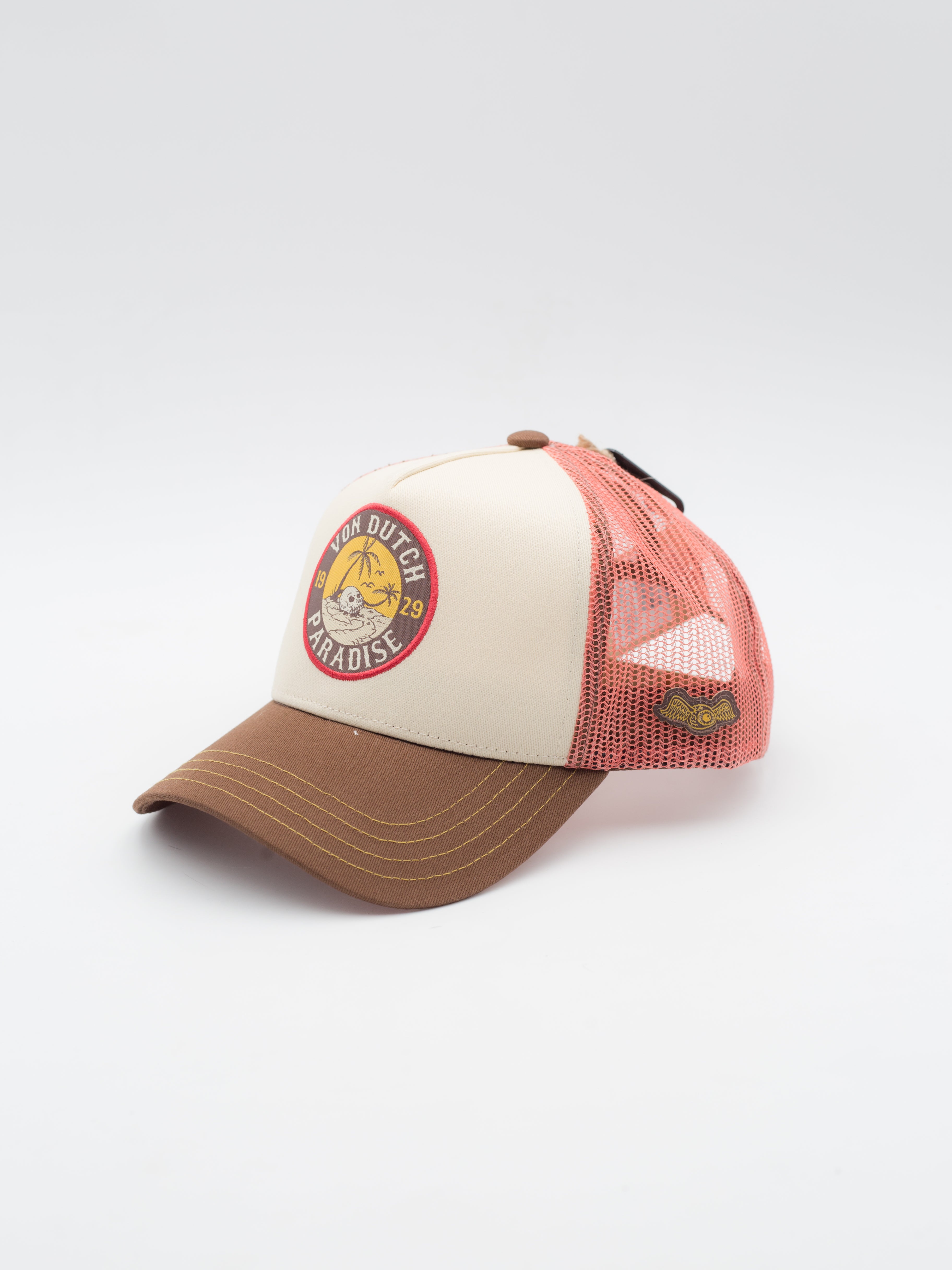 Surf09 Trucker Beige/Brown/Pink