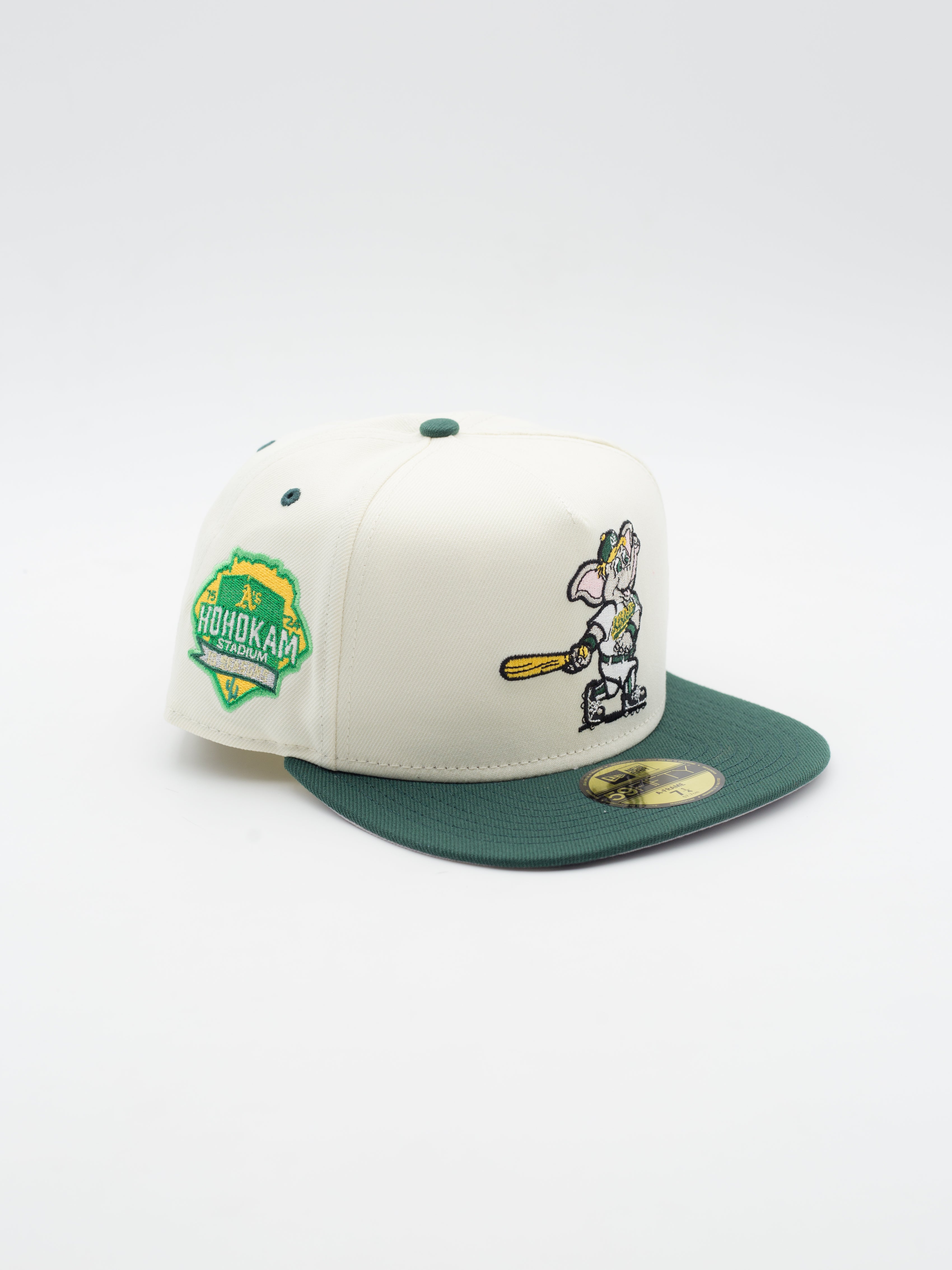 59FIFTY A-Frame Oakland Athletics Mascot Beige/Green