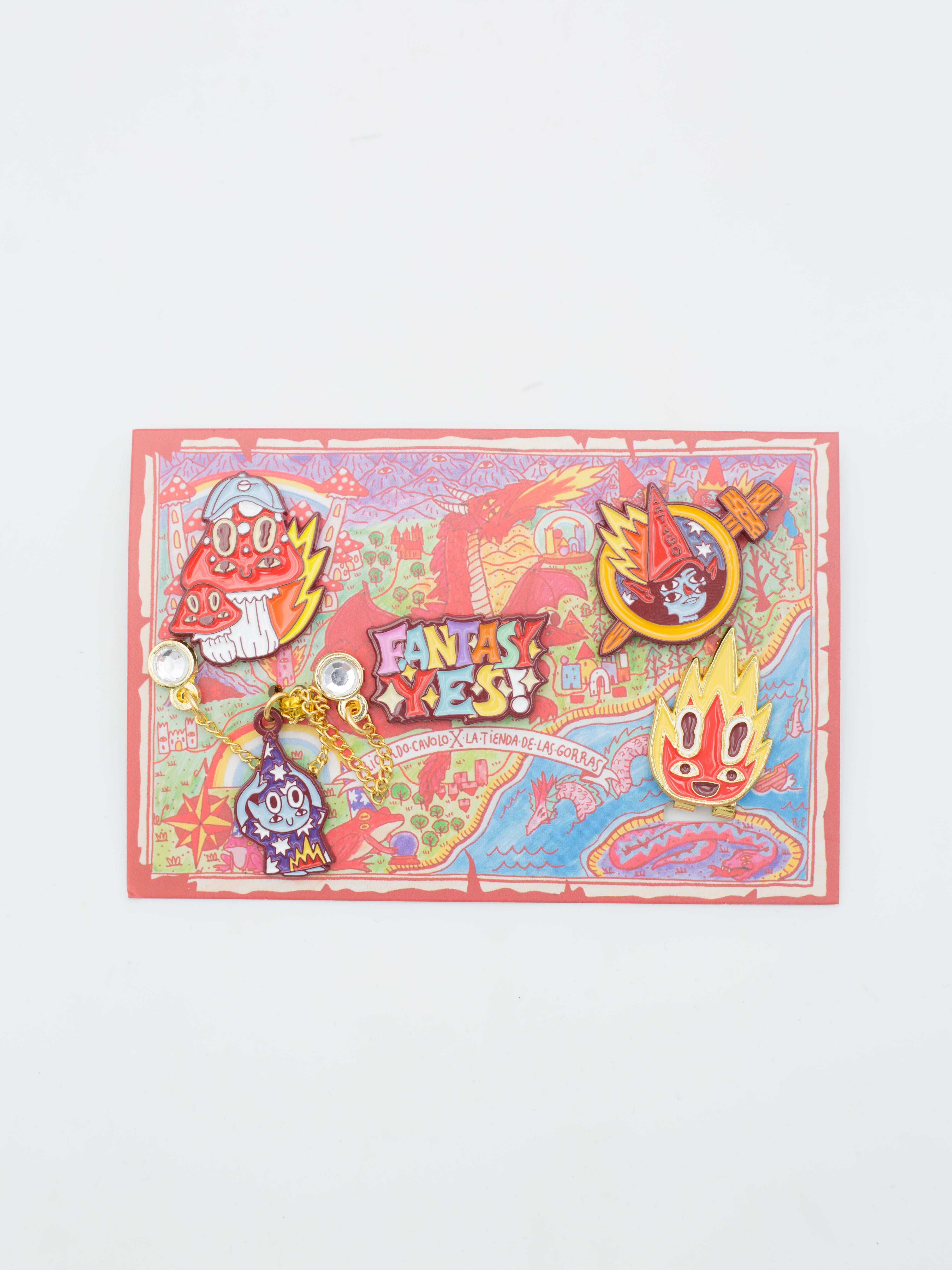 Fantasy LTDLG x Ricardo Cavolo Pack de Pins