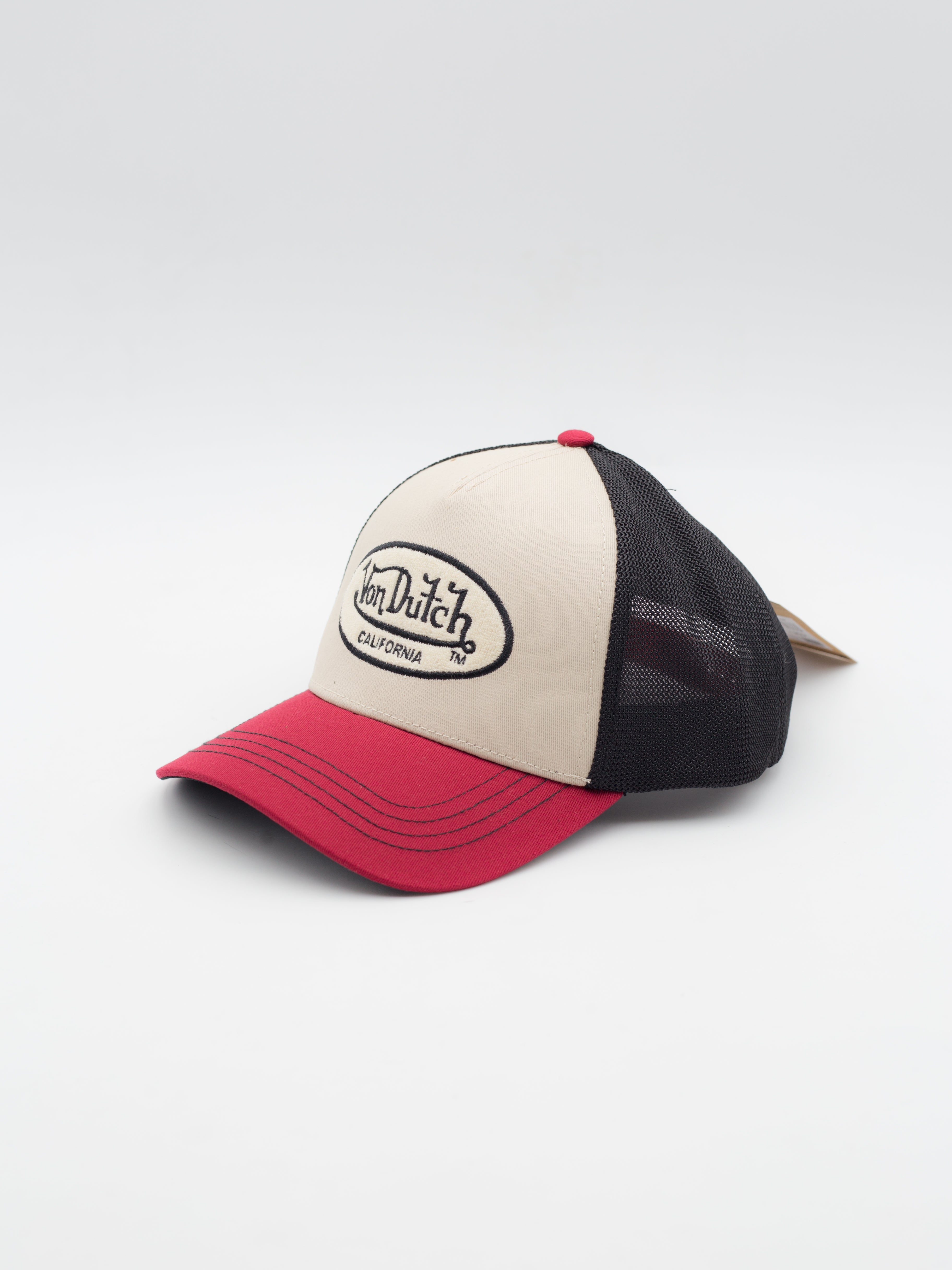 TERRY/08 Trucker Beige/Red/Blue