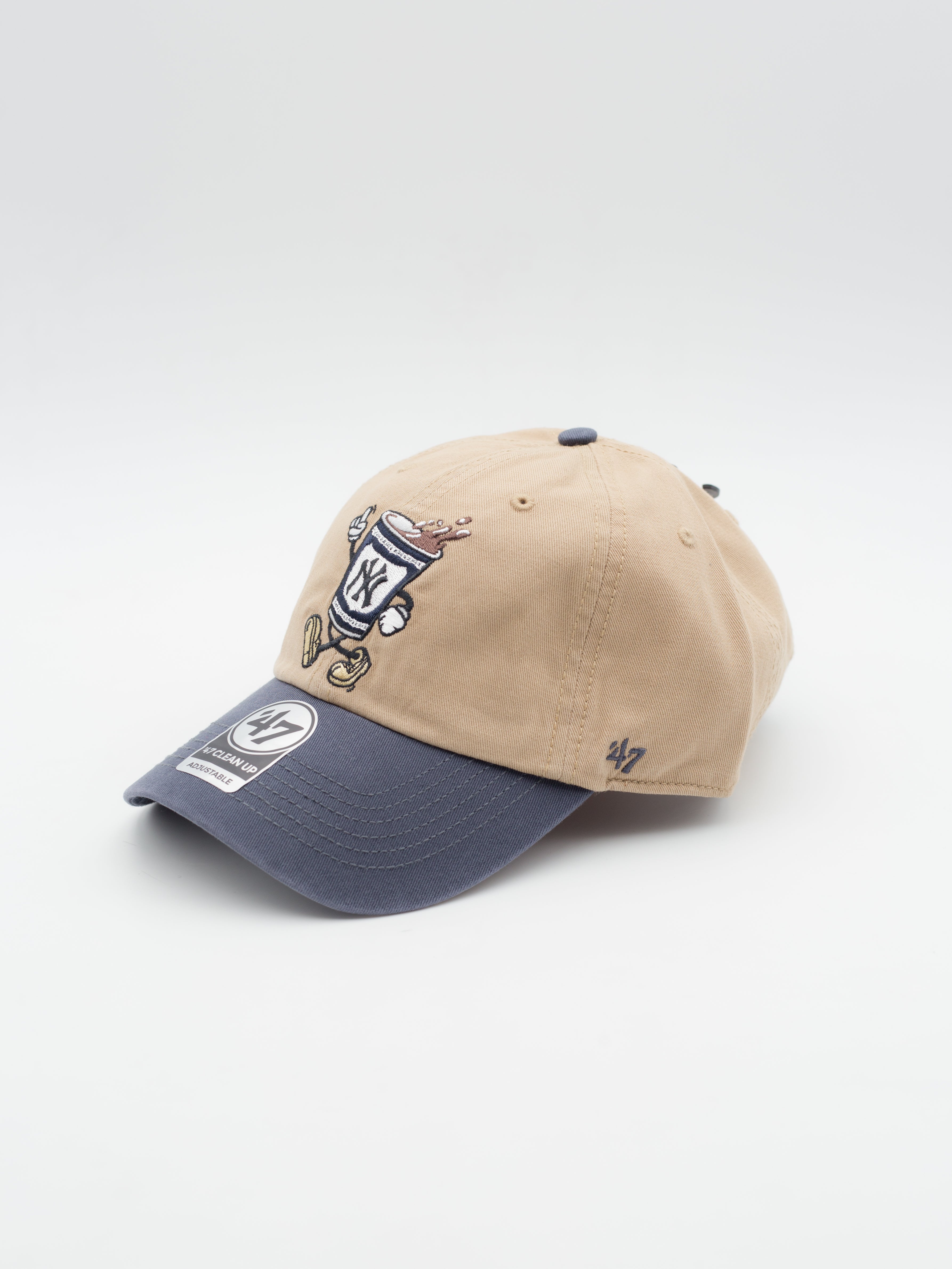 CLEAN UP Cartoon Icon New York Yankees Khaki