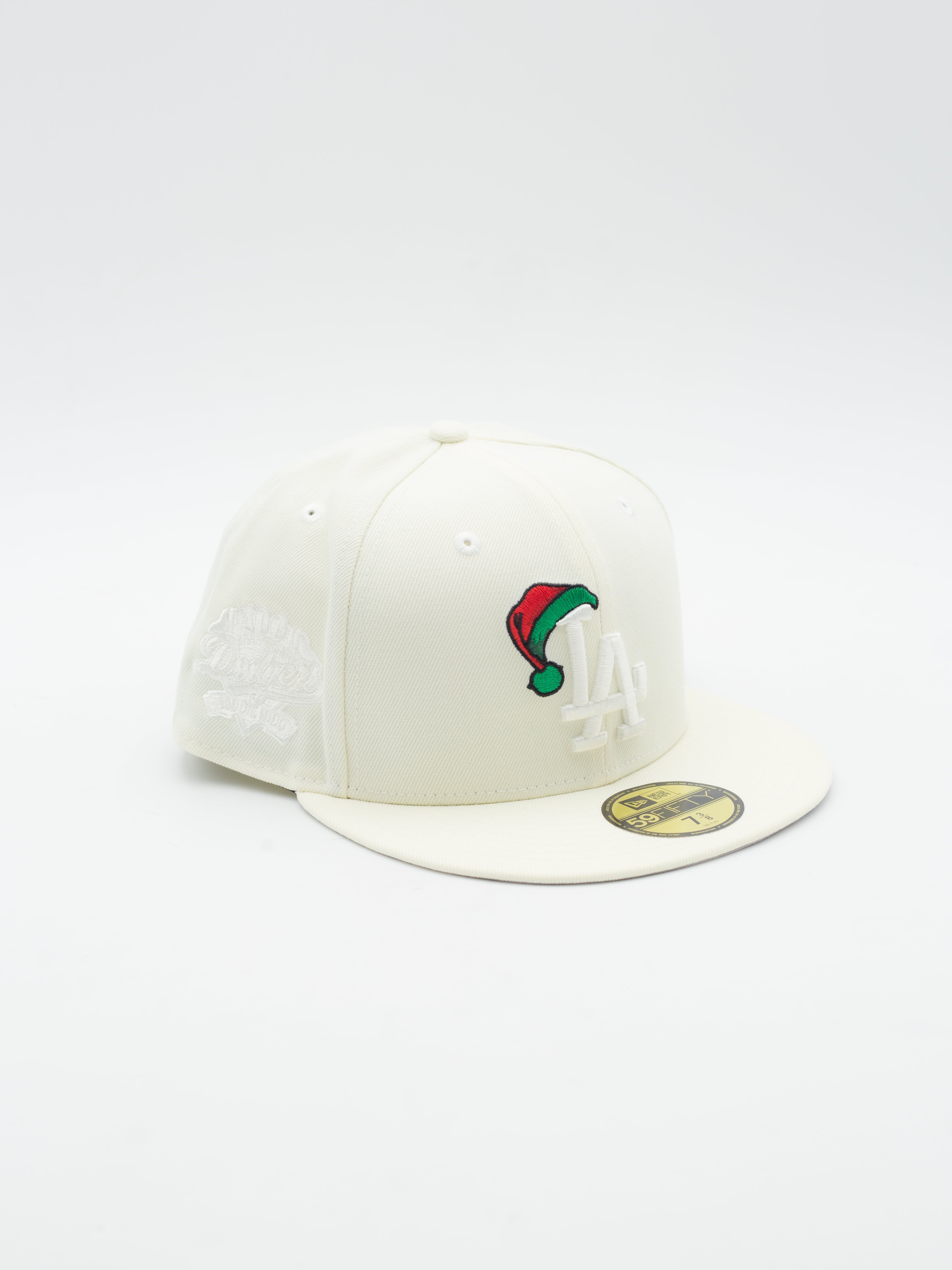59Fifty Chrome Santa Los Angeles Dodgers Beige