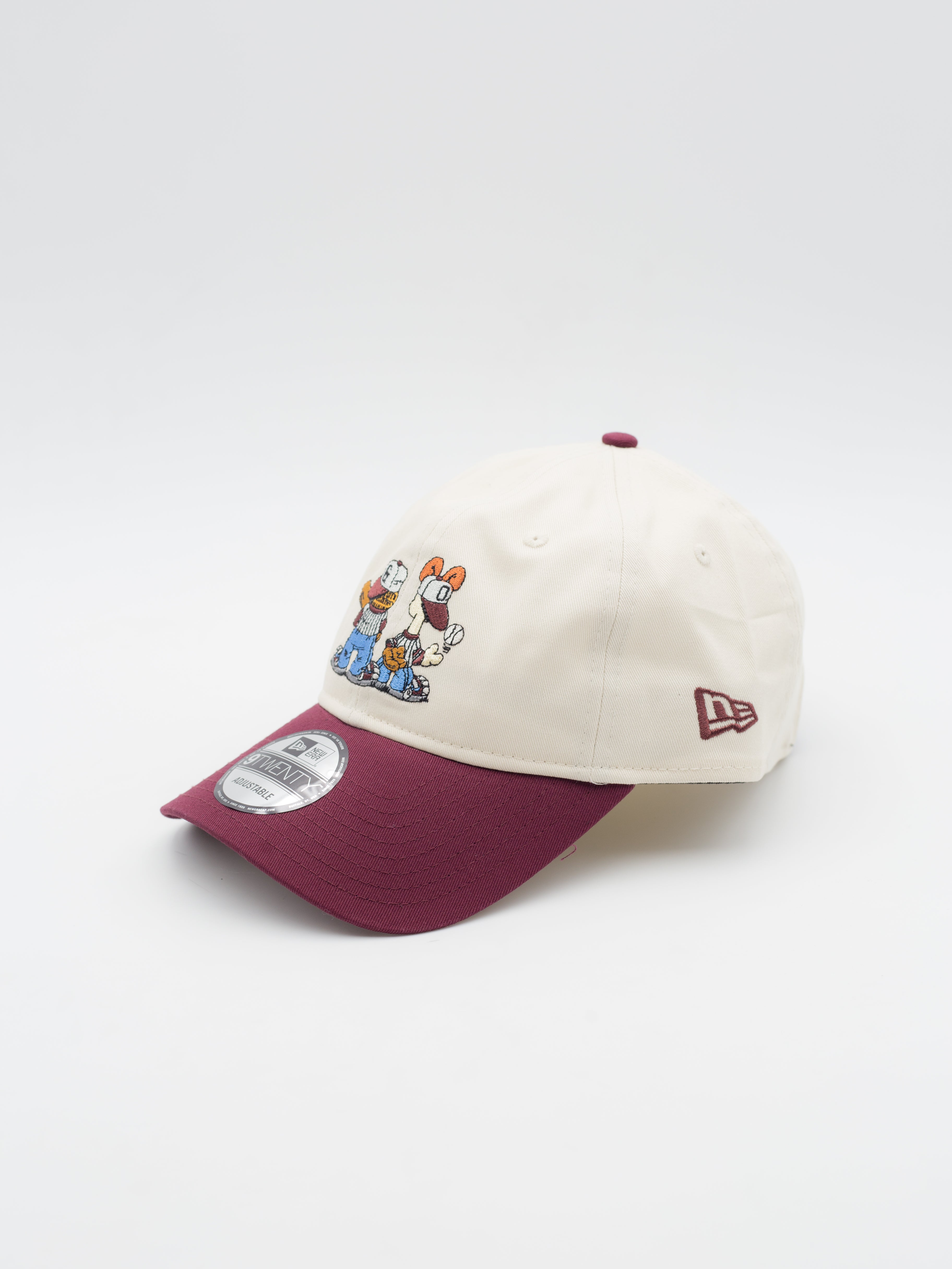 9TWENTY Baseball Garfield Beige/Maroon