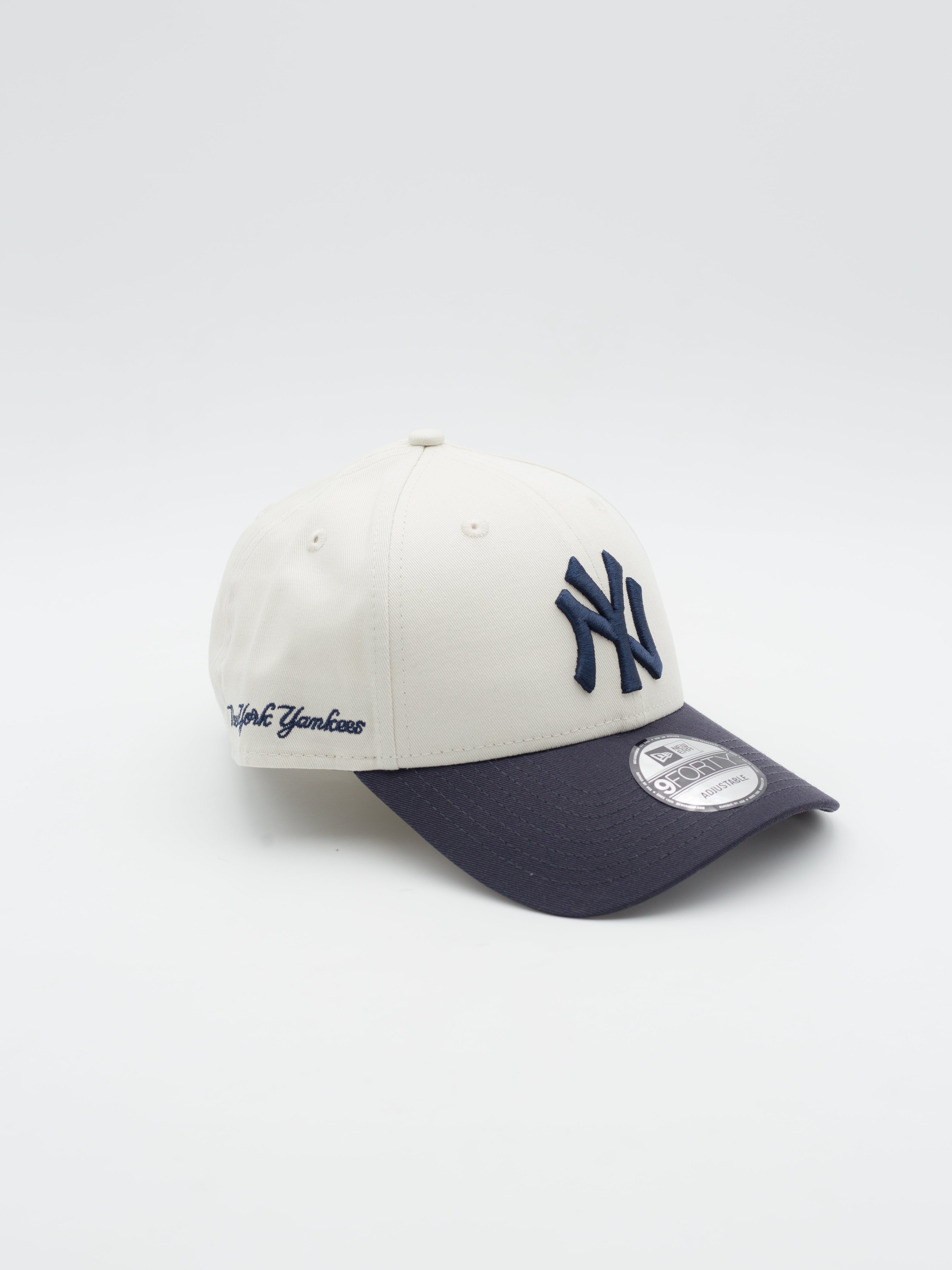 9FORTY Side Script New York Yankees Cream/Navy