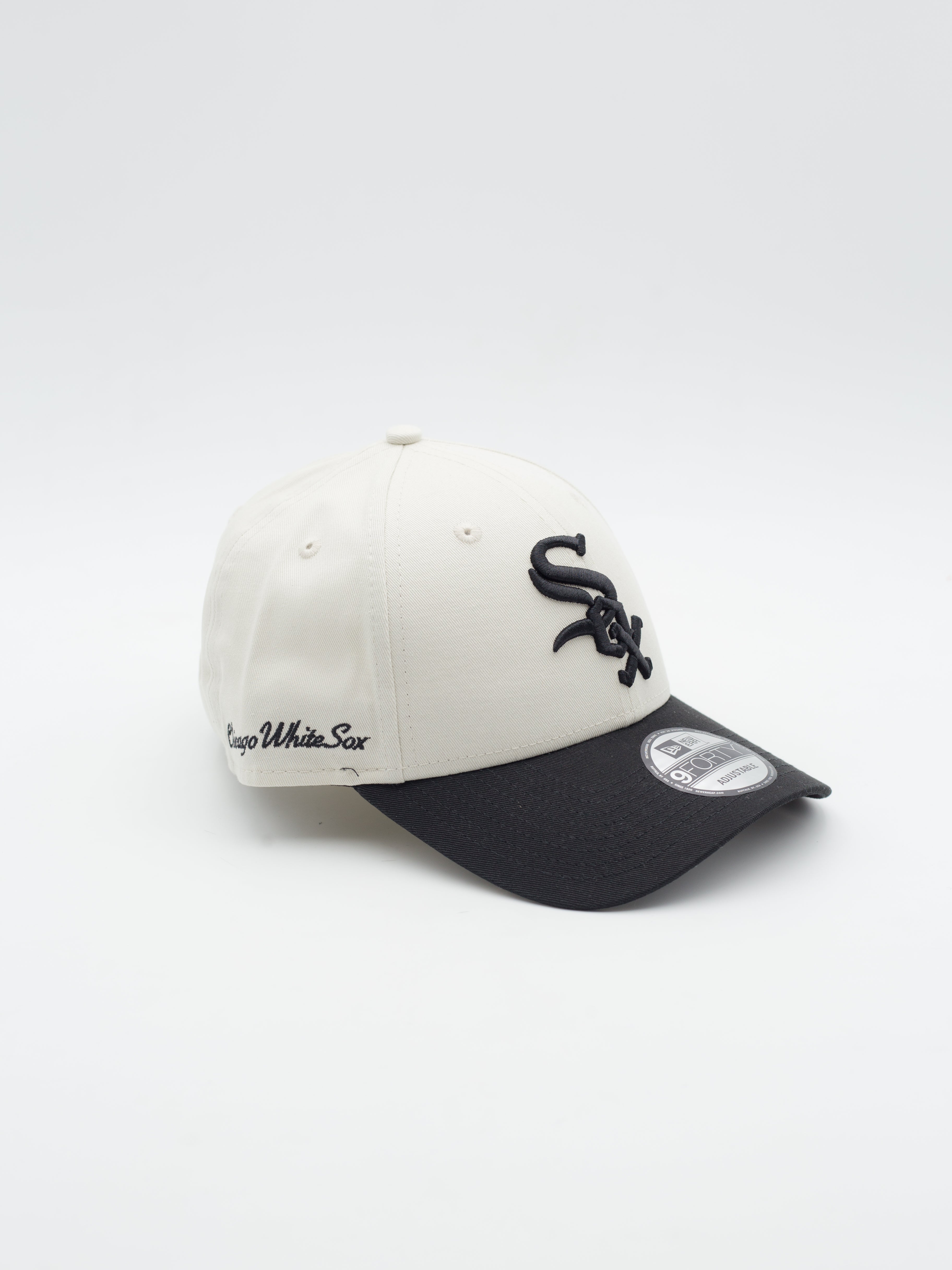 9FORTY Side Script Chicago White Sox Cream/Black