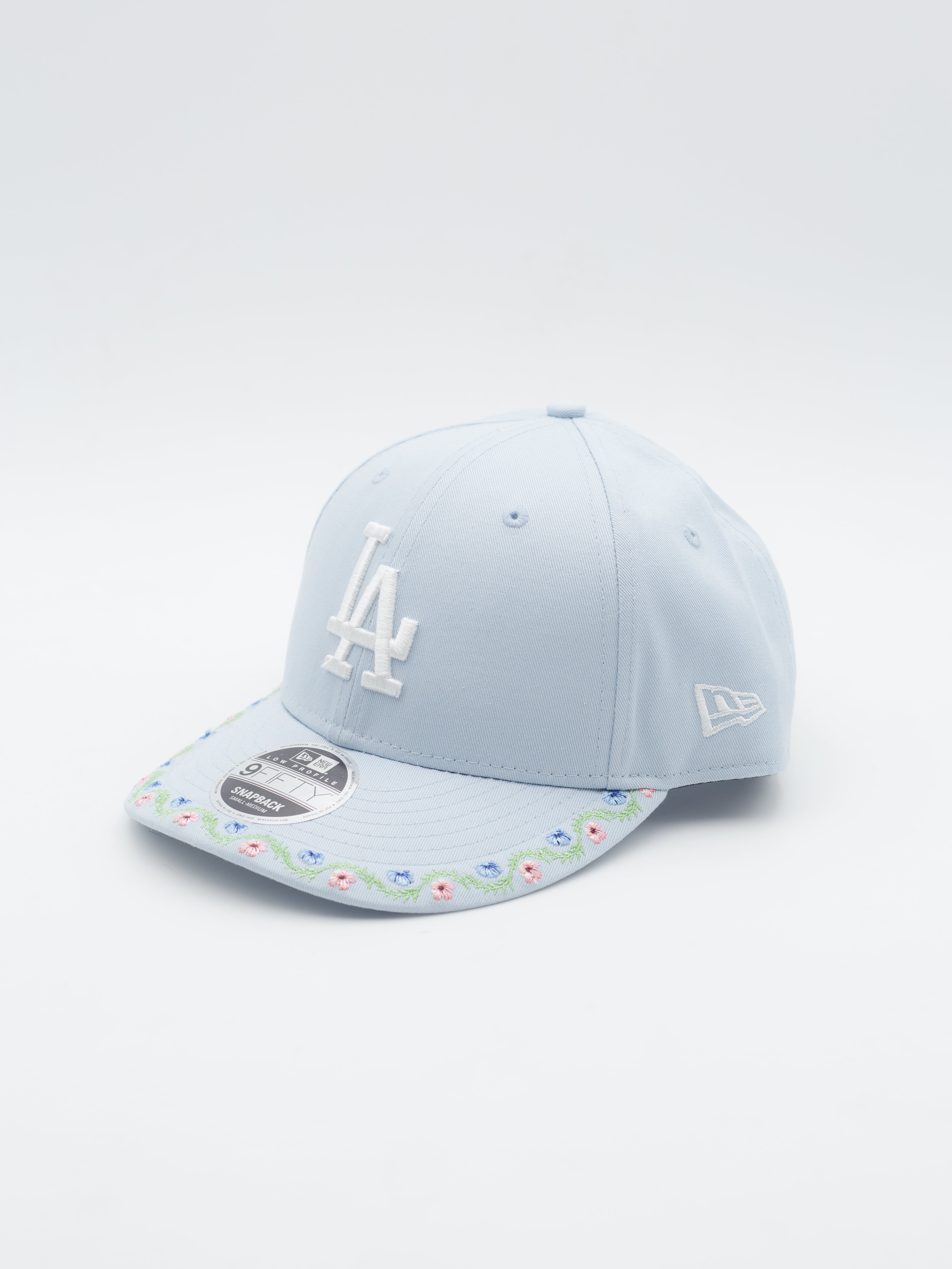 9FIFTY Floral Low Profile Los Angeles Dodgers Light Blue