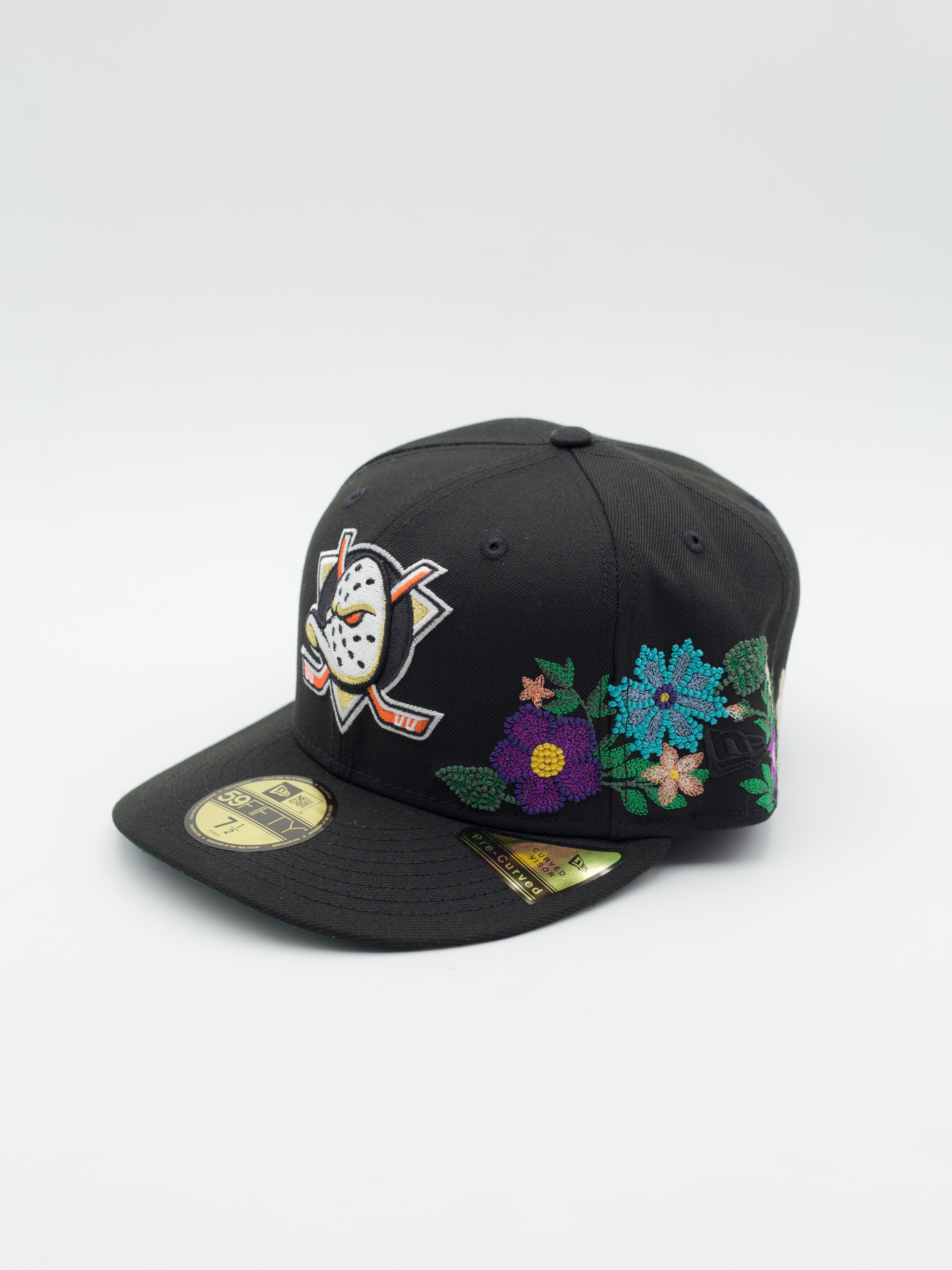 59FIFTY Tonal Florals Anaheim Ducks Black