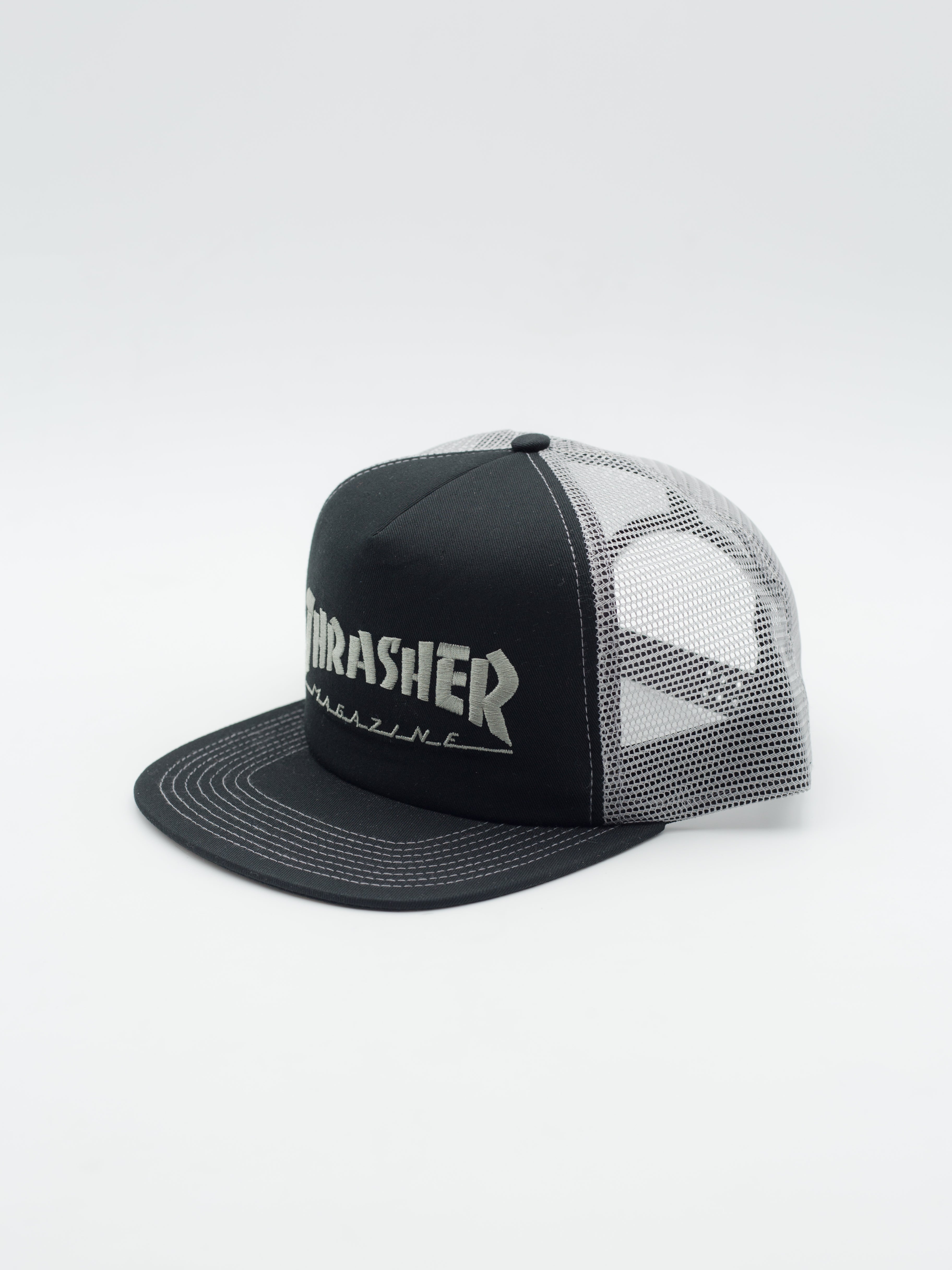 Thrasher Logo Mesh Embroidered Trucker