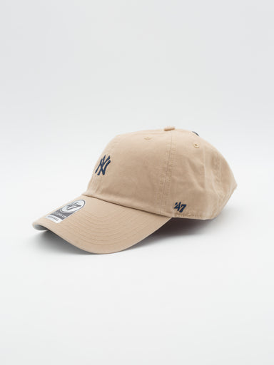 CLEAN UP New York Yankees Minilogo Khaki - La Tienda de las Gorras