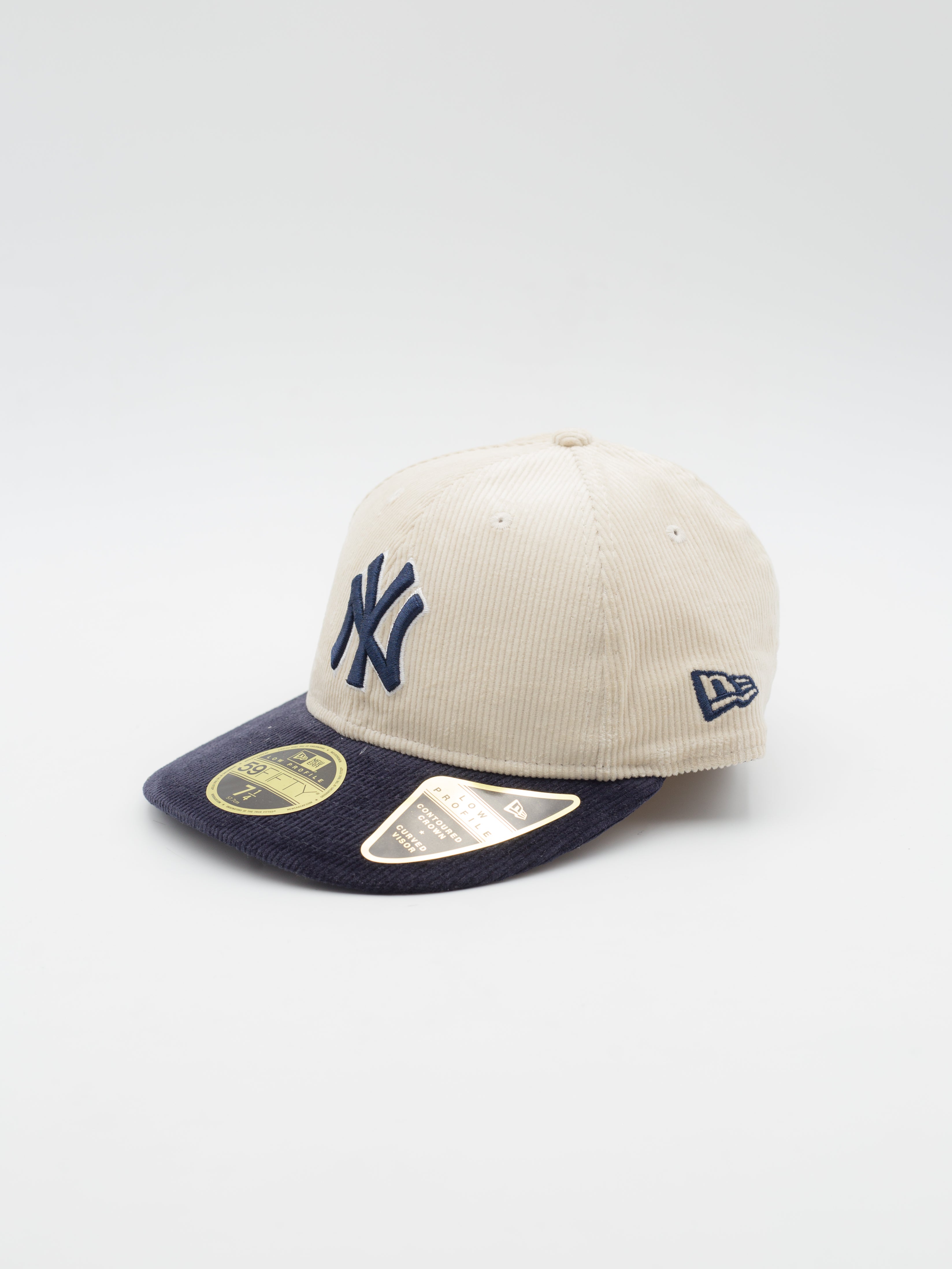 59FIFTY Low Profile Corduroy New York Yankees Beige/Navy