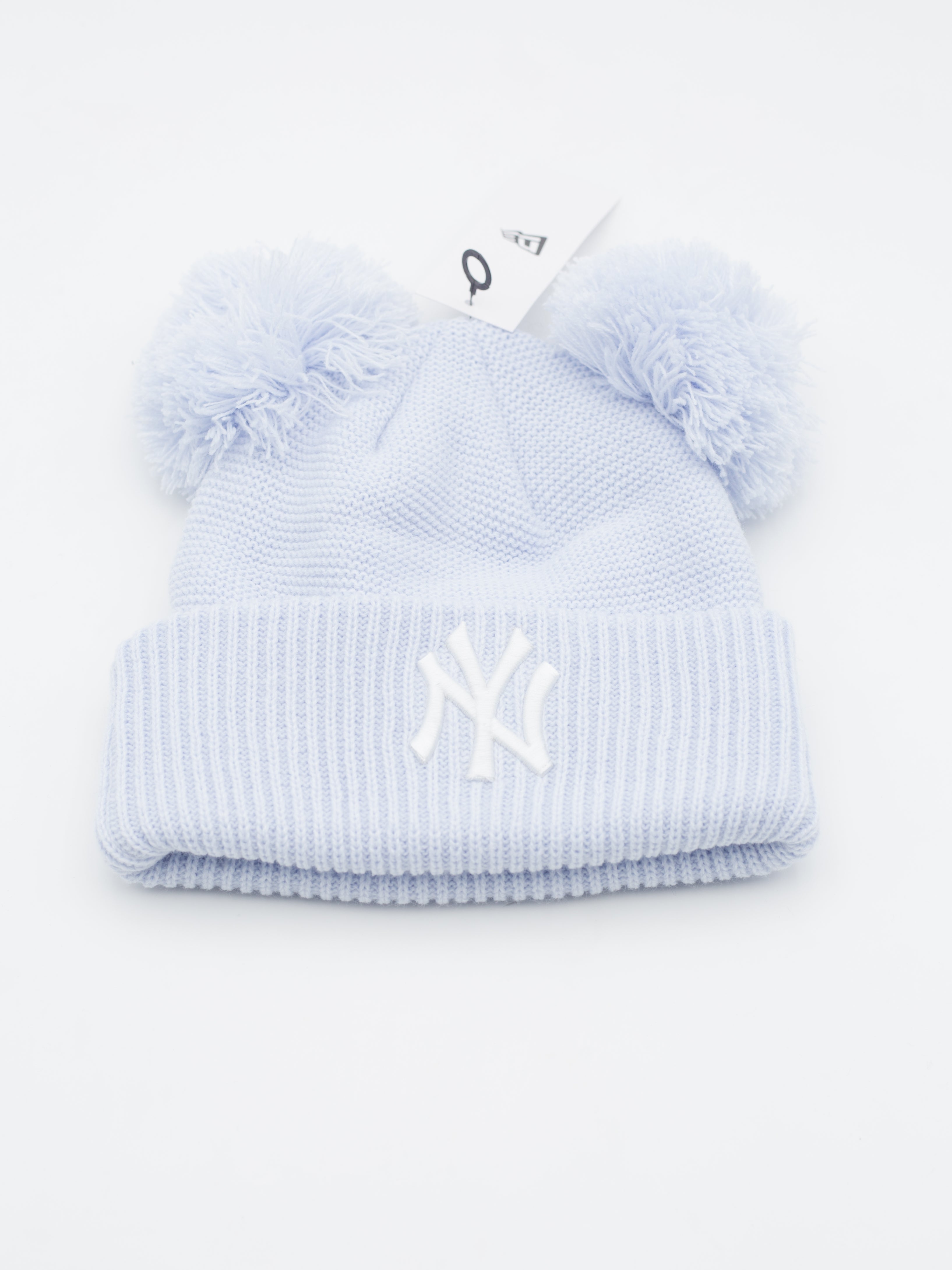Beanie Double Pom New York Yankees Blue