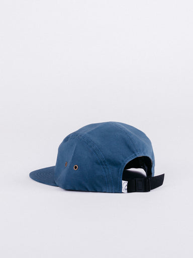 gorra laser barceloneta 5 panel hat steel visera plana ajustable cinco paneles azul