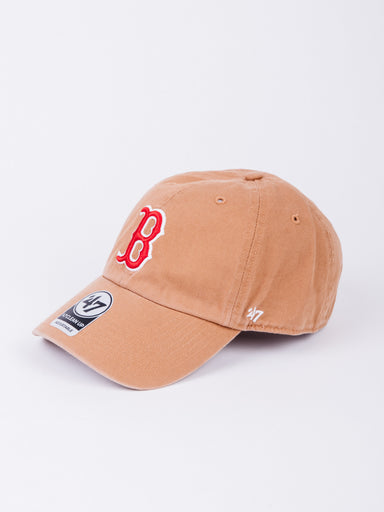 CLEAN UP Boston Red Socks Khaki - La Tienda de las Gorras
