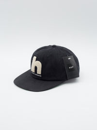 H Chenille Patch Black
