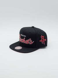 Team Script Houston Rockets Snapback Black