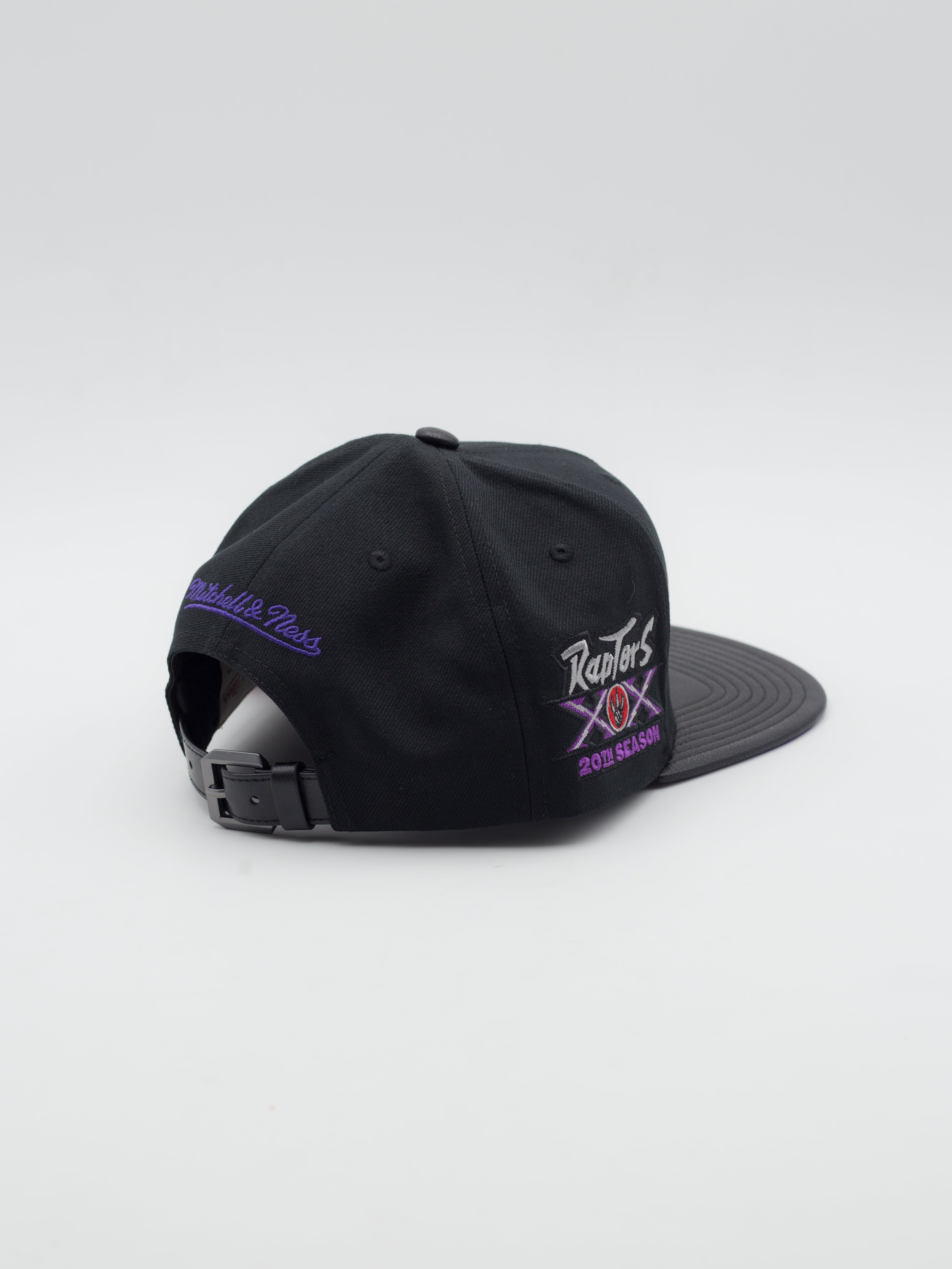 Leather Strapback Toronto Raptors Snapback