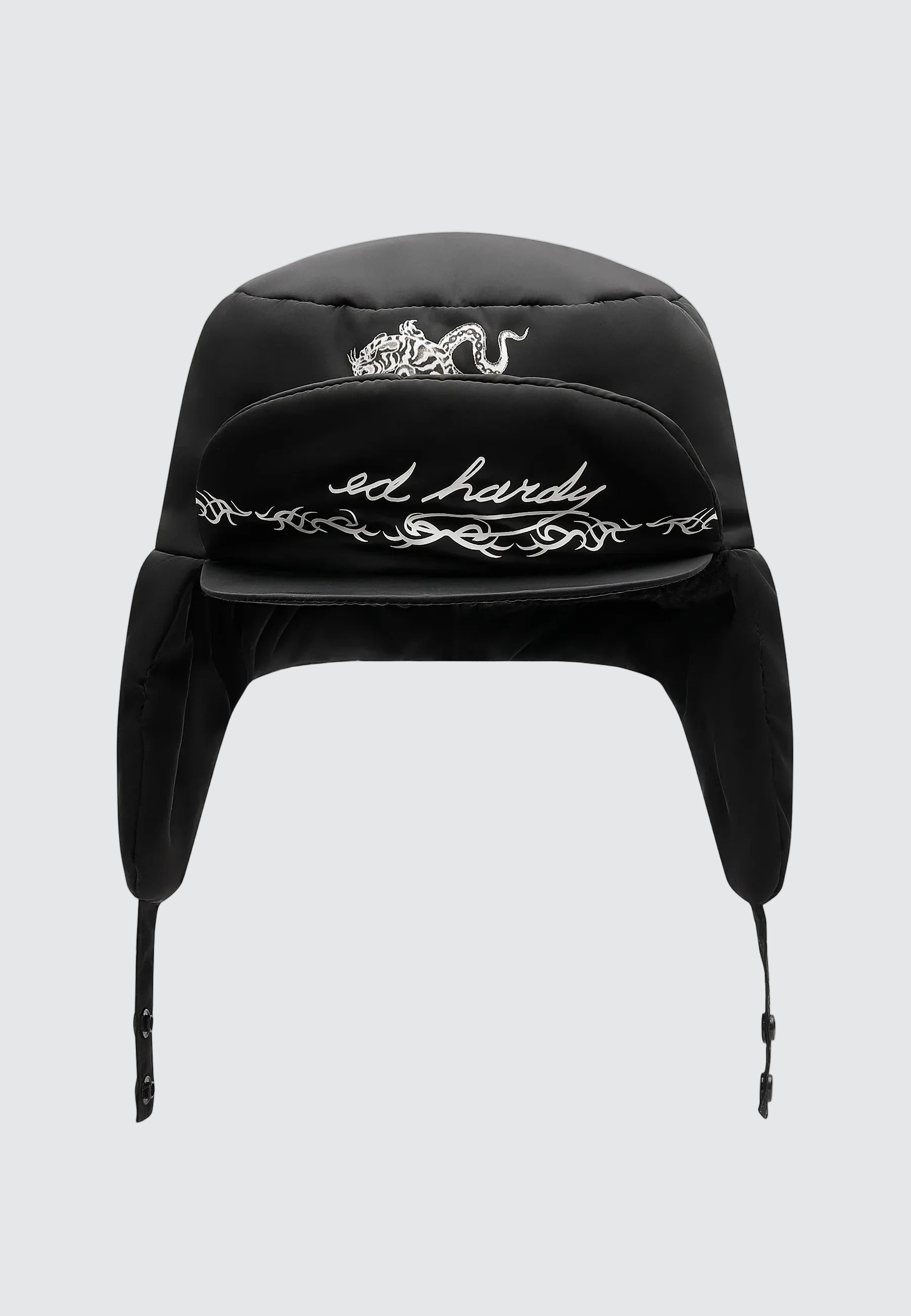 Tiger Tattoo Padded Trapper Hat