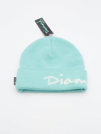 Diamond Beanie Turquoise