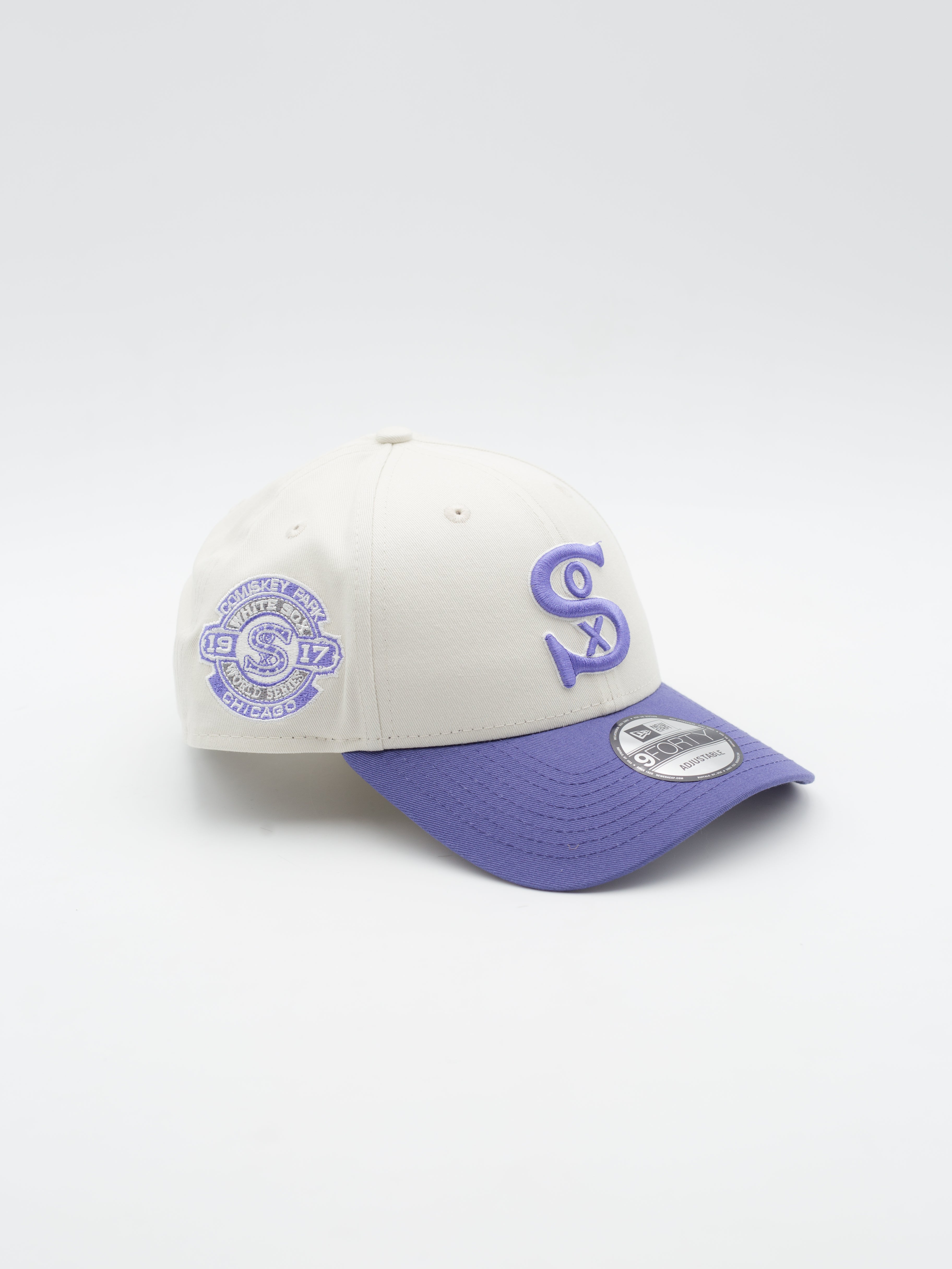 9FORTY World Series Sidepatch Chicago White Sox Cream/Purple