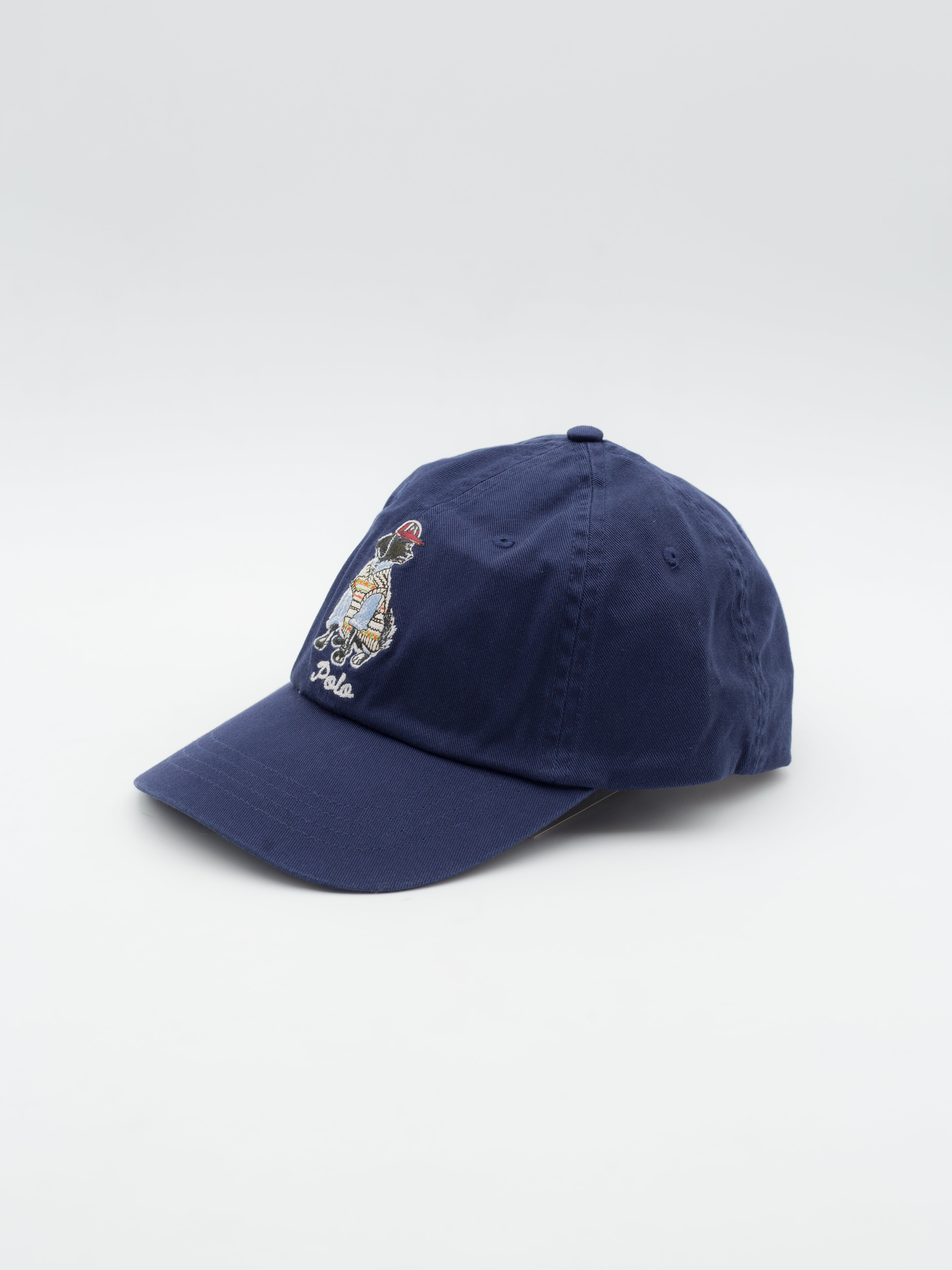 Polo Bear Twill Dad Hat Navy