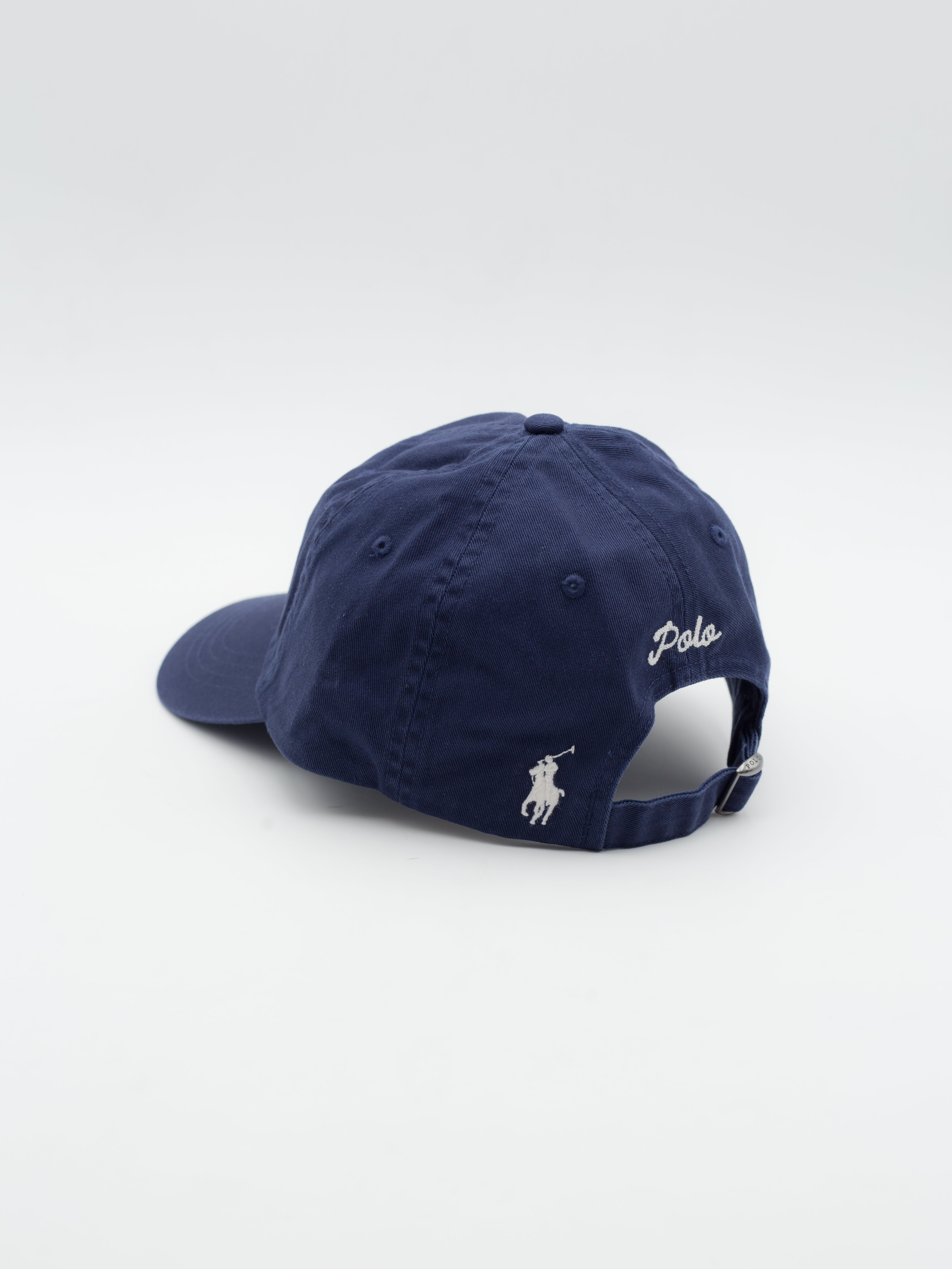 Polo Bear Twill Dad Hat Navy