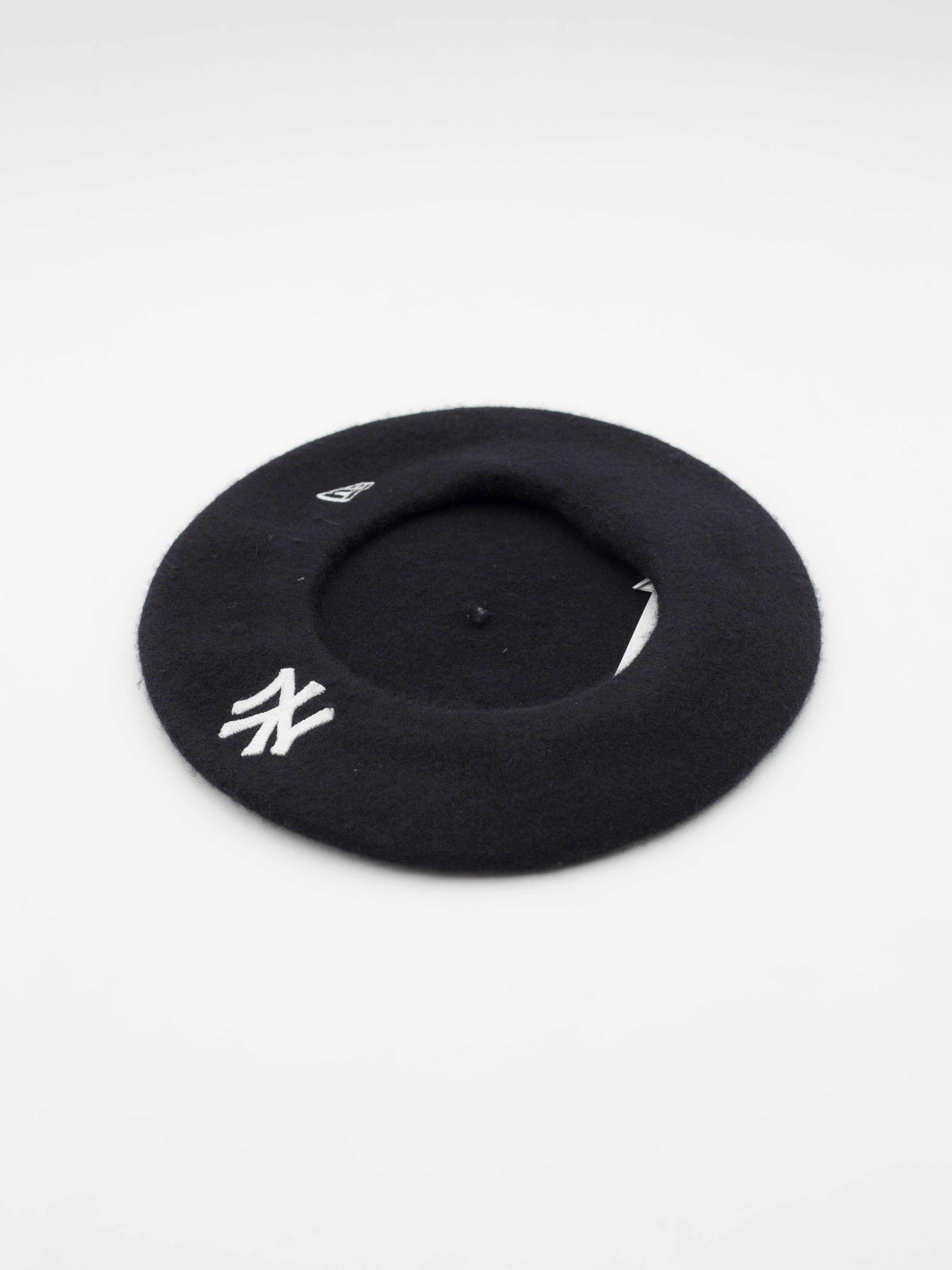 Wool Beret New York Yankees Black