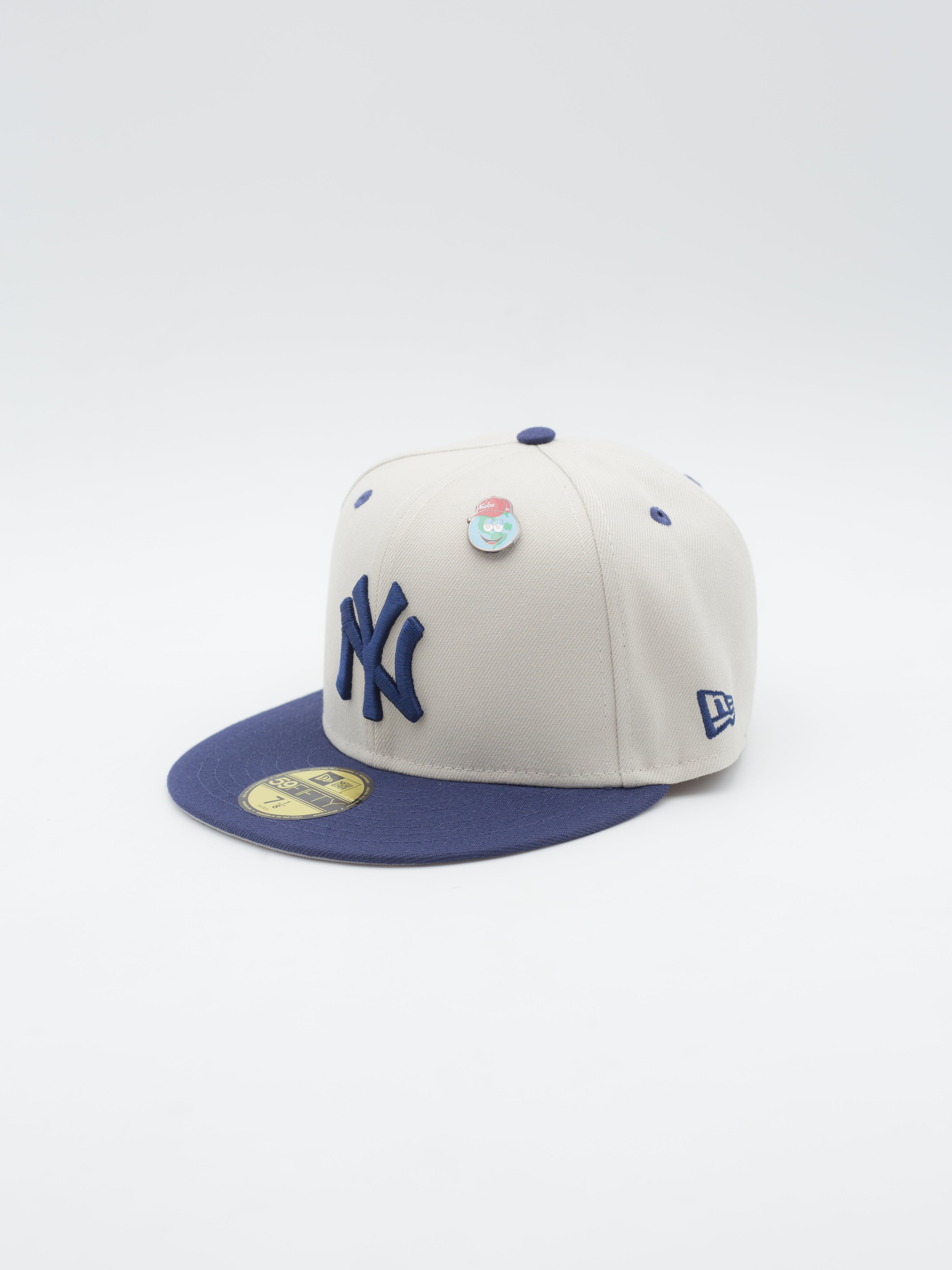 59FIFTY MLB World Series Pin New York Yankees Stone/Navy