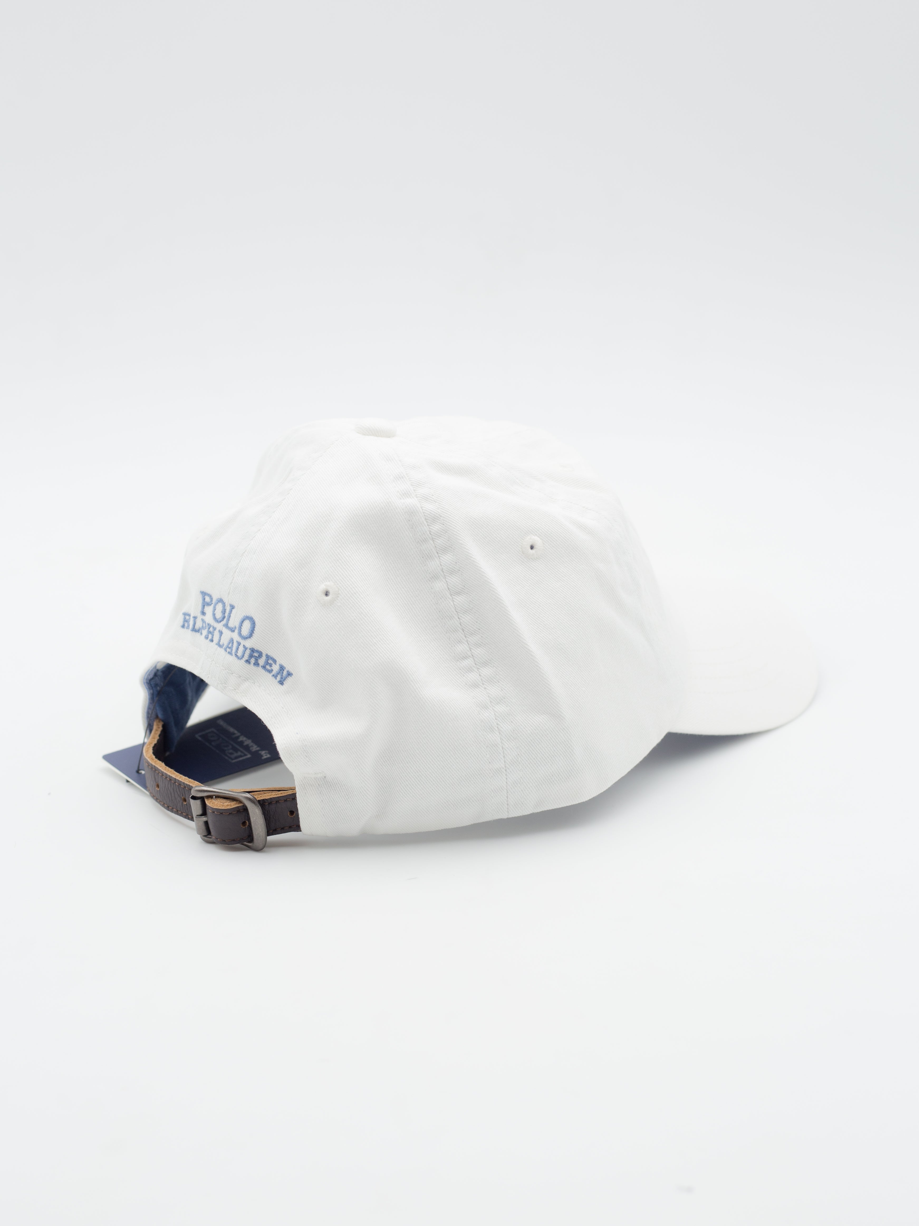 Polo Bear Twill Dad Hat White