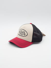 TERRY/08 Trucker Beige/Red/Blue