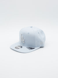 9FIFTY Metallic Los Angeles Dodgers Light Blue