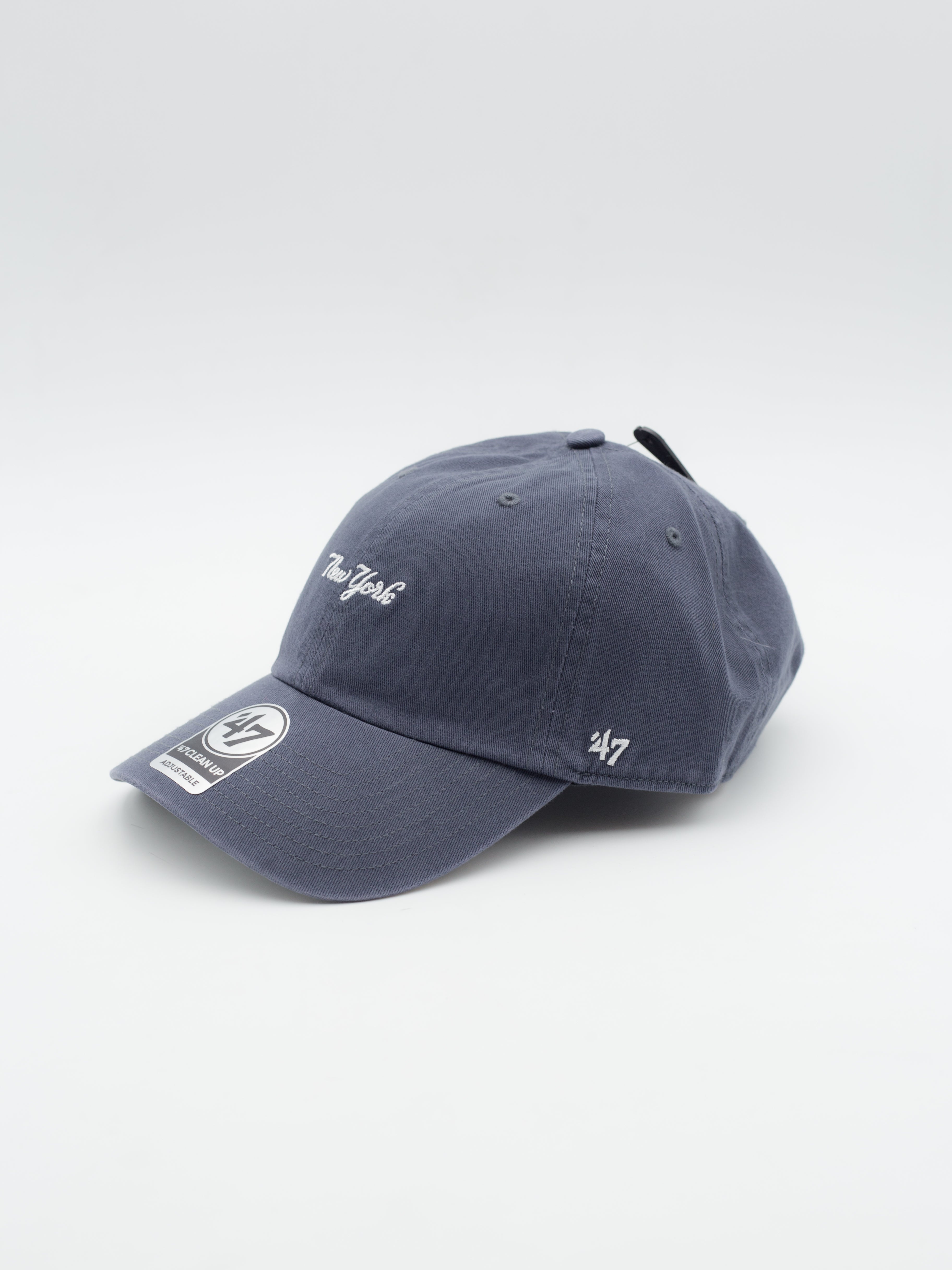 CLEAN UP New York Yankees Script Vintage Navy