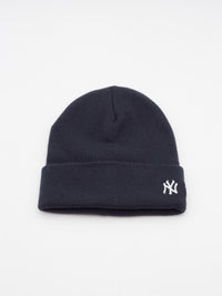 Beanie Short Cuff New York Yankees Navy 