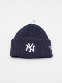 Beanie Short Cuff New York Yankees Navy 