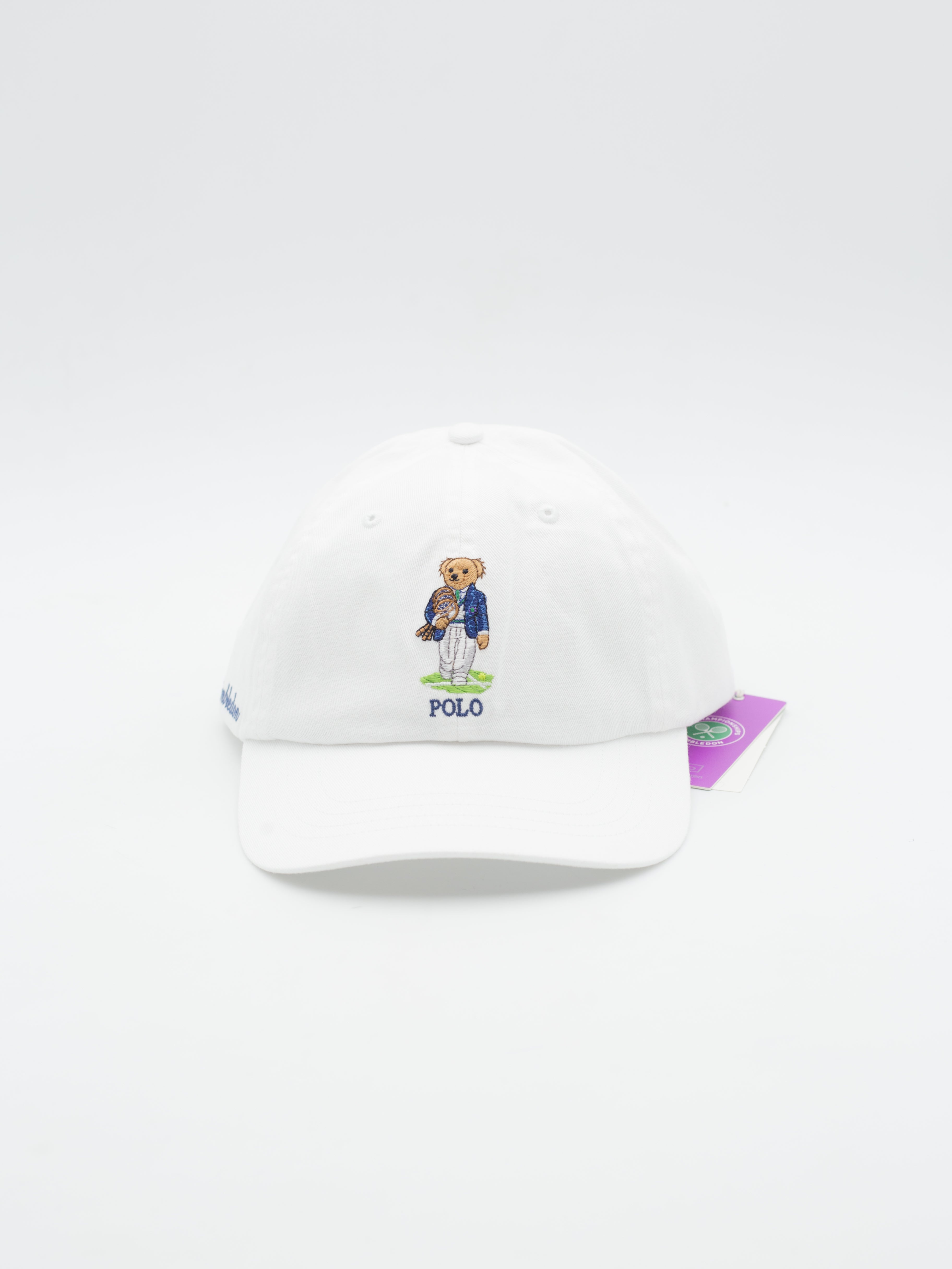Polo Bear "Wimbledon" Twill Dad Hat White