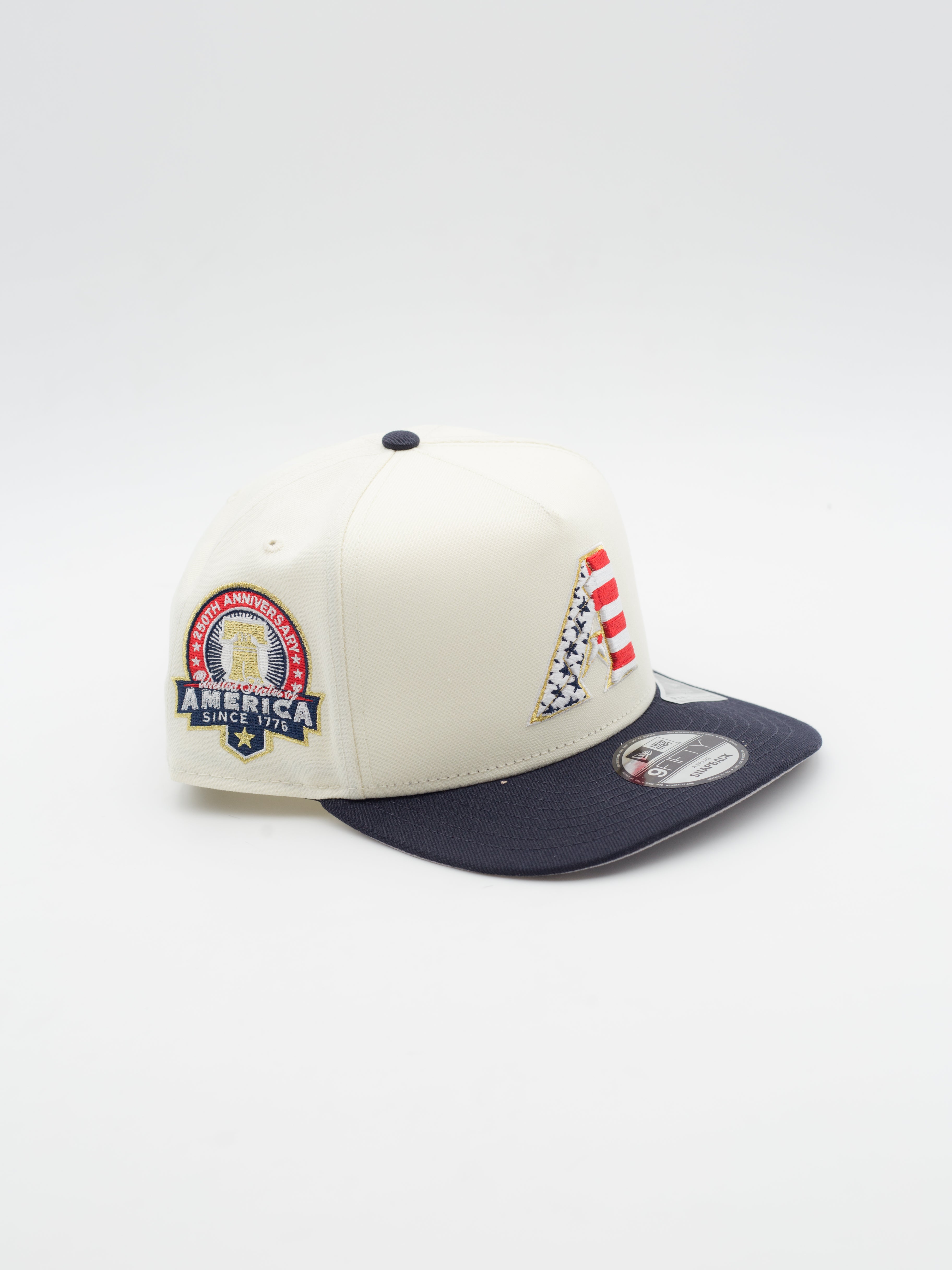 9FIFTY 250th Aniversary USA Arizona Diamondbacks Cream/Navy