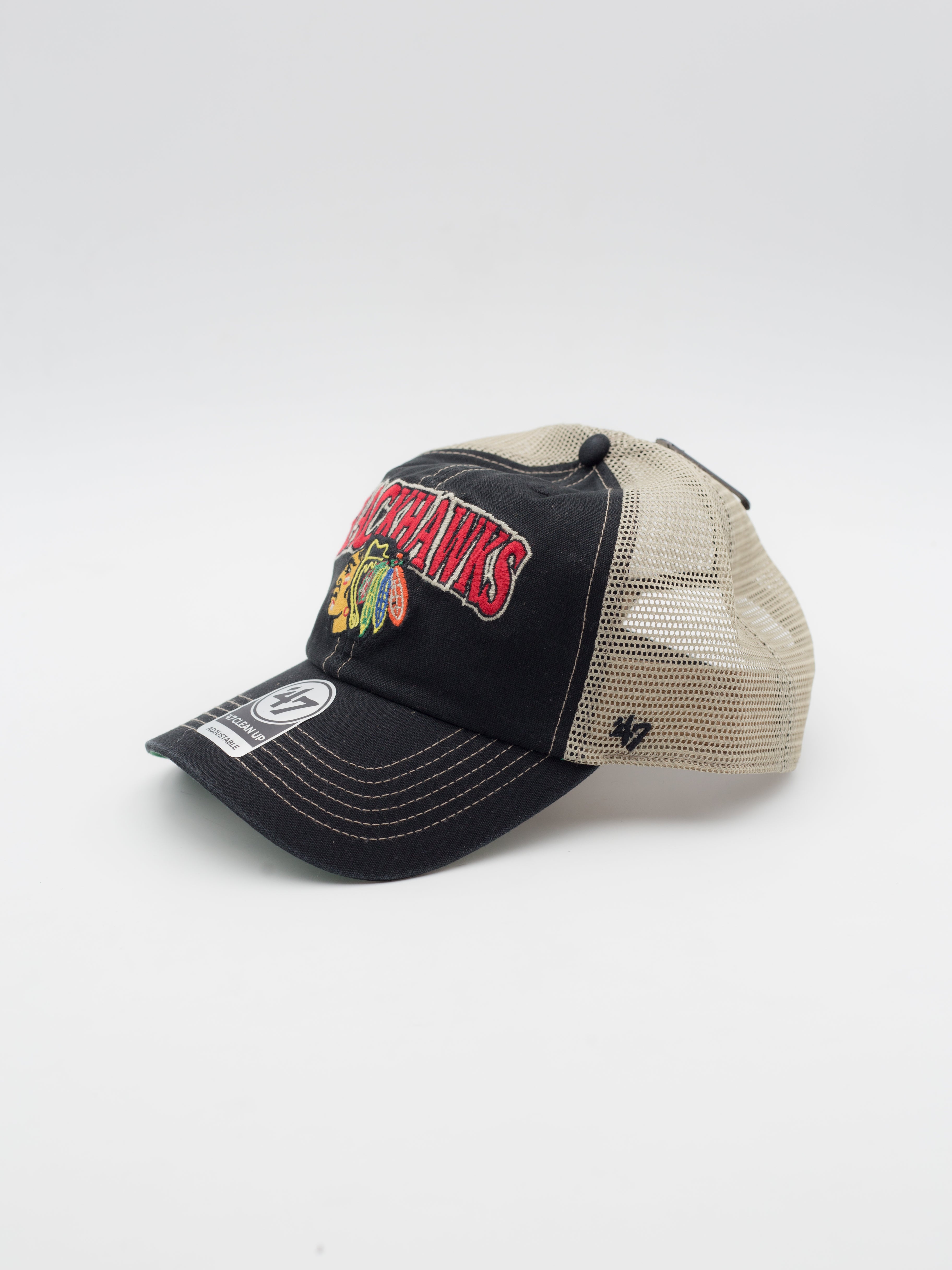 BRANSON CLEAN UP Toscaloosa Chicago Blackhawks Trucker Black