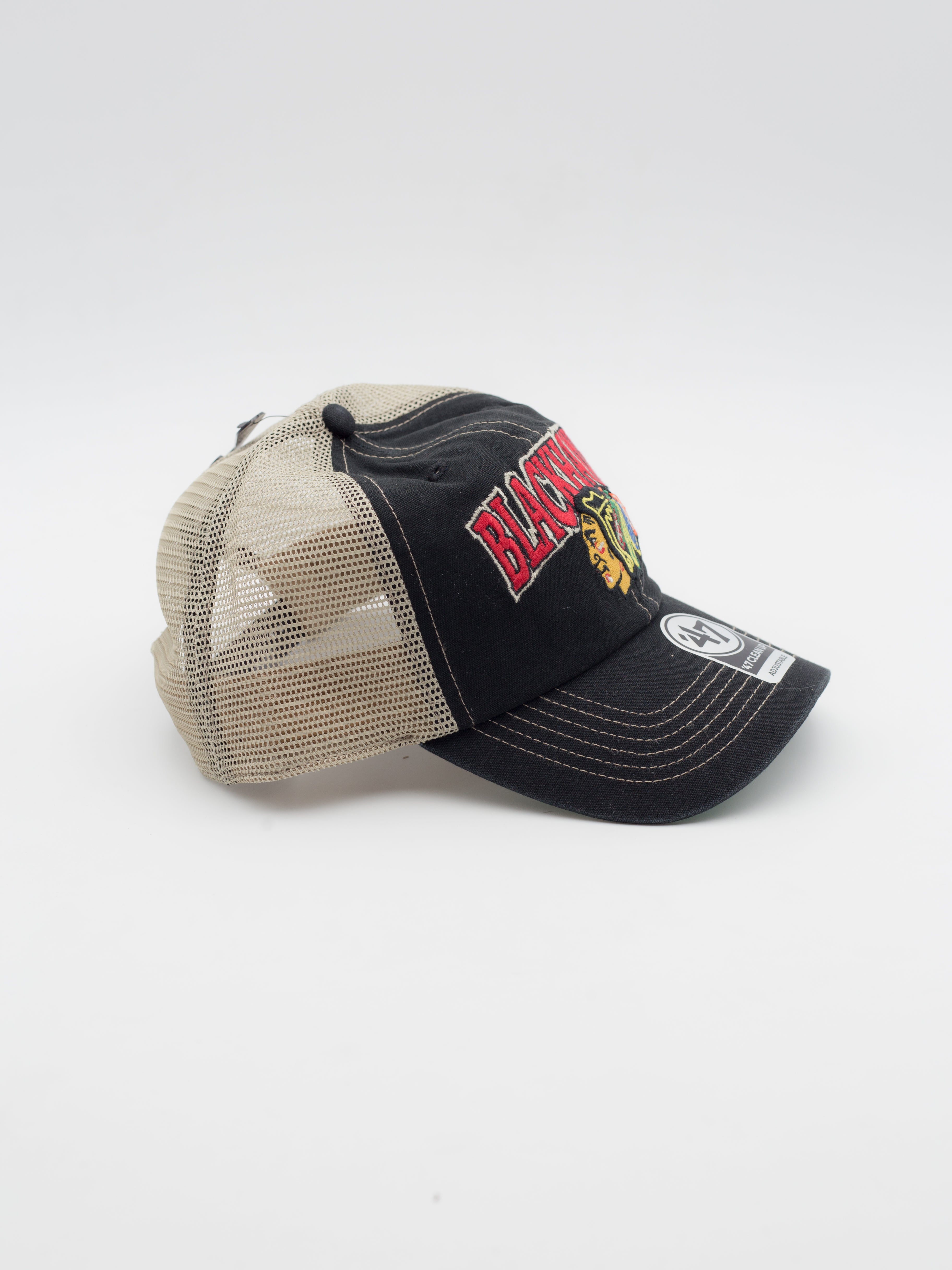 BRANSON CLEAN UP Toscaloosa Chicago Blackhawks Trucker Black
