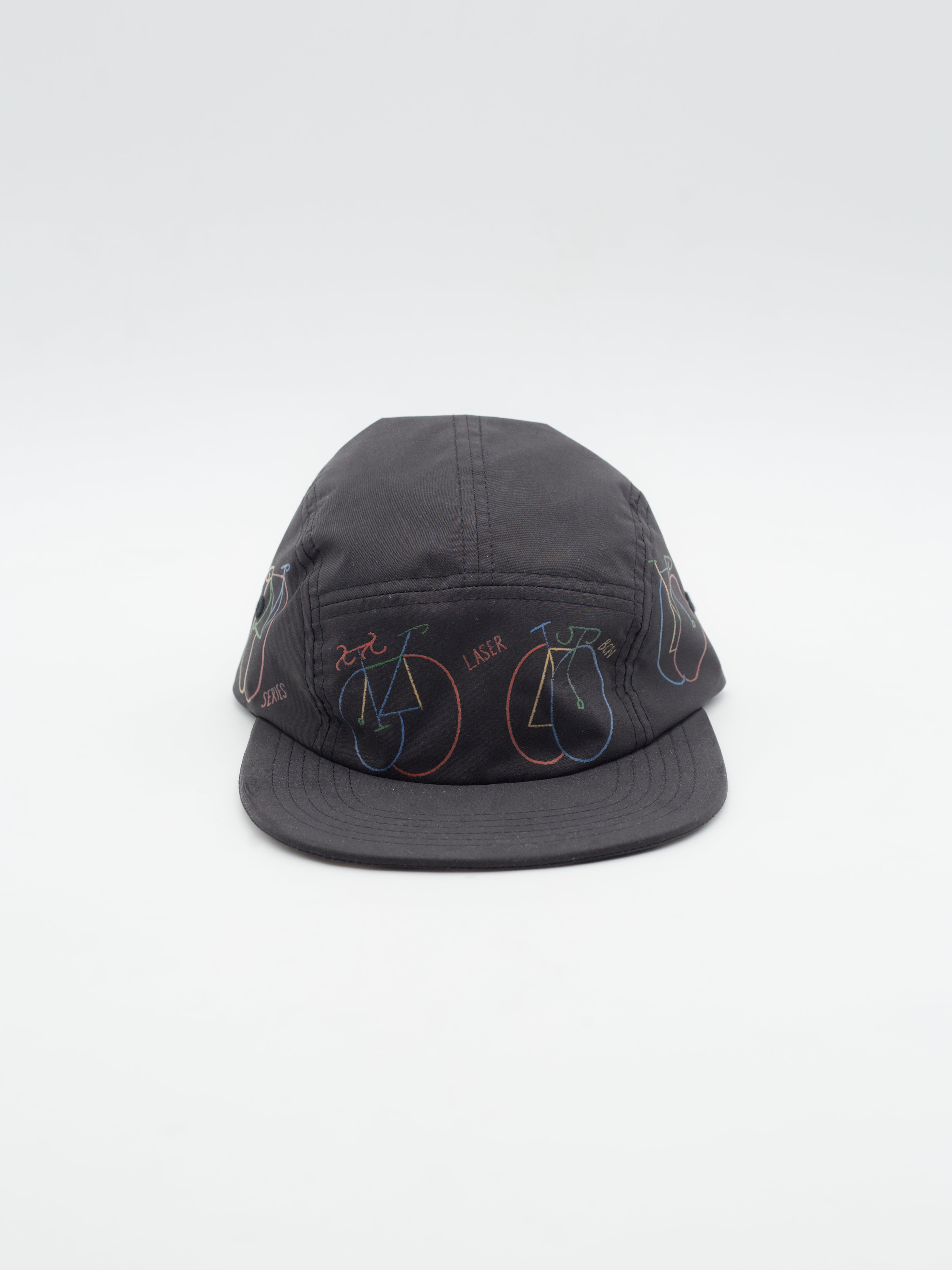 Rawal Artist Series by Joren Joshua Packable Trail 5 Panel Hat Black