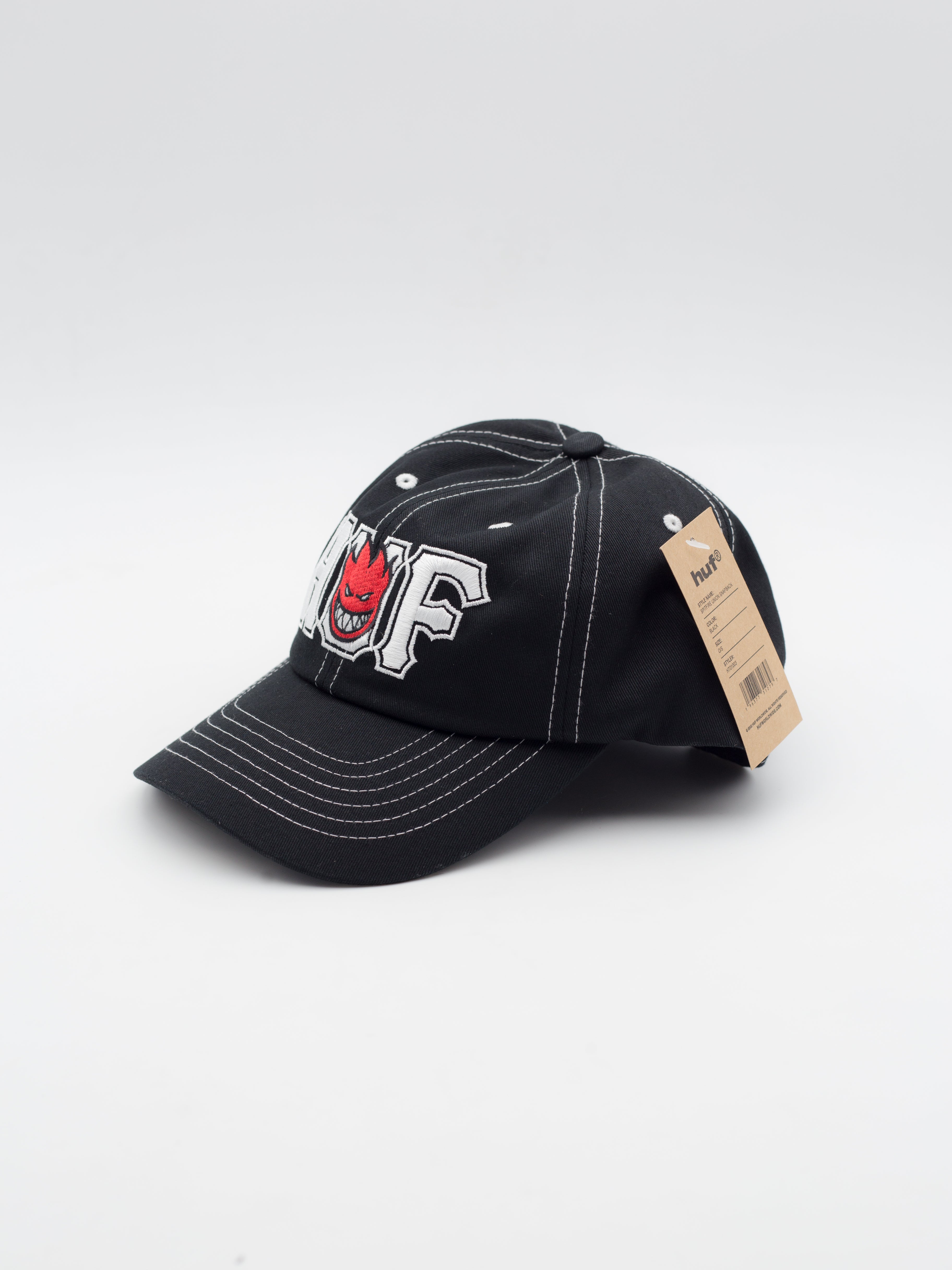 HUF x Spitfire Union Dad Hat Black