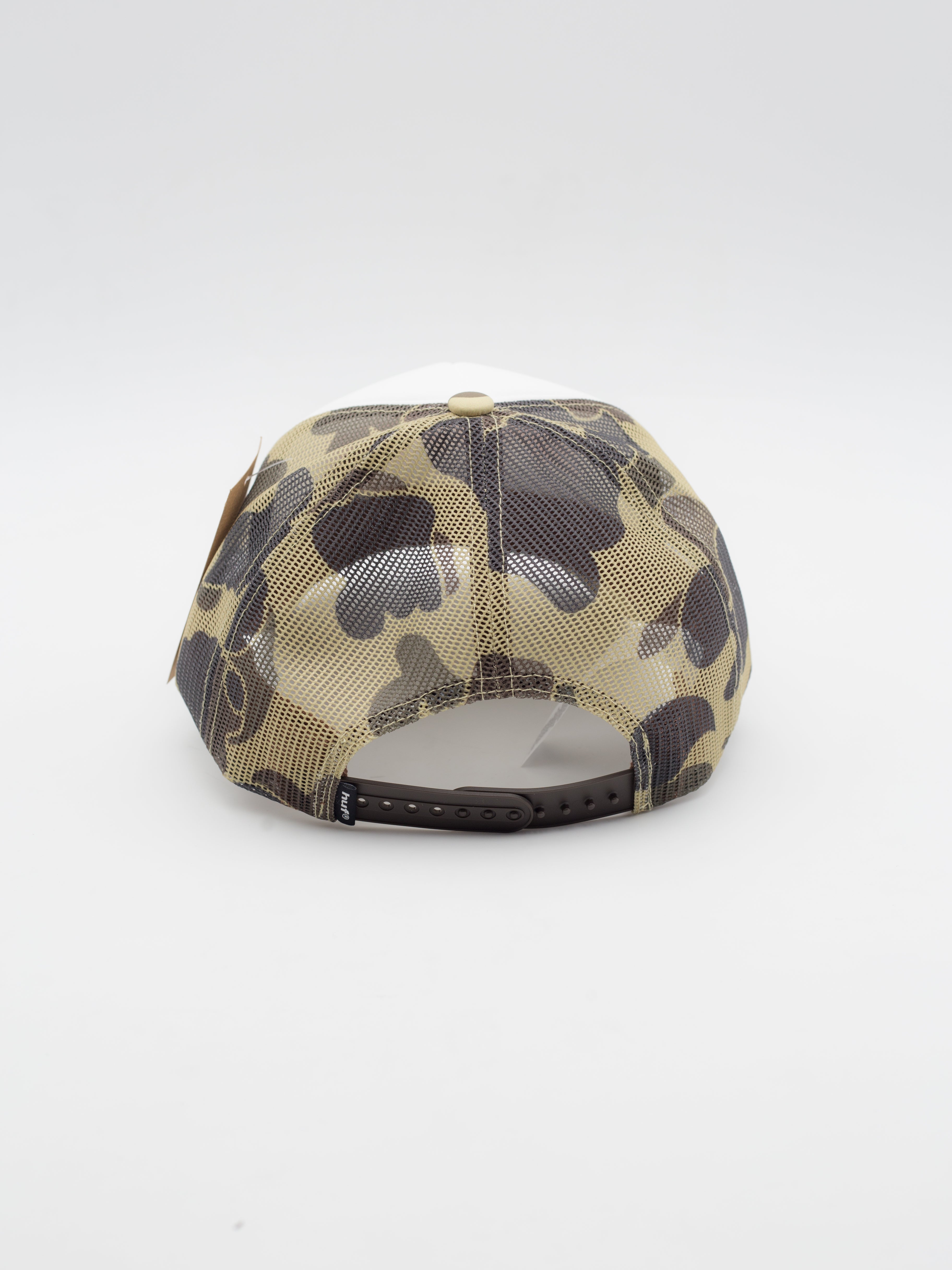 HUF x Spitfire Burn Forever Trucker White/Camouflage
