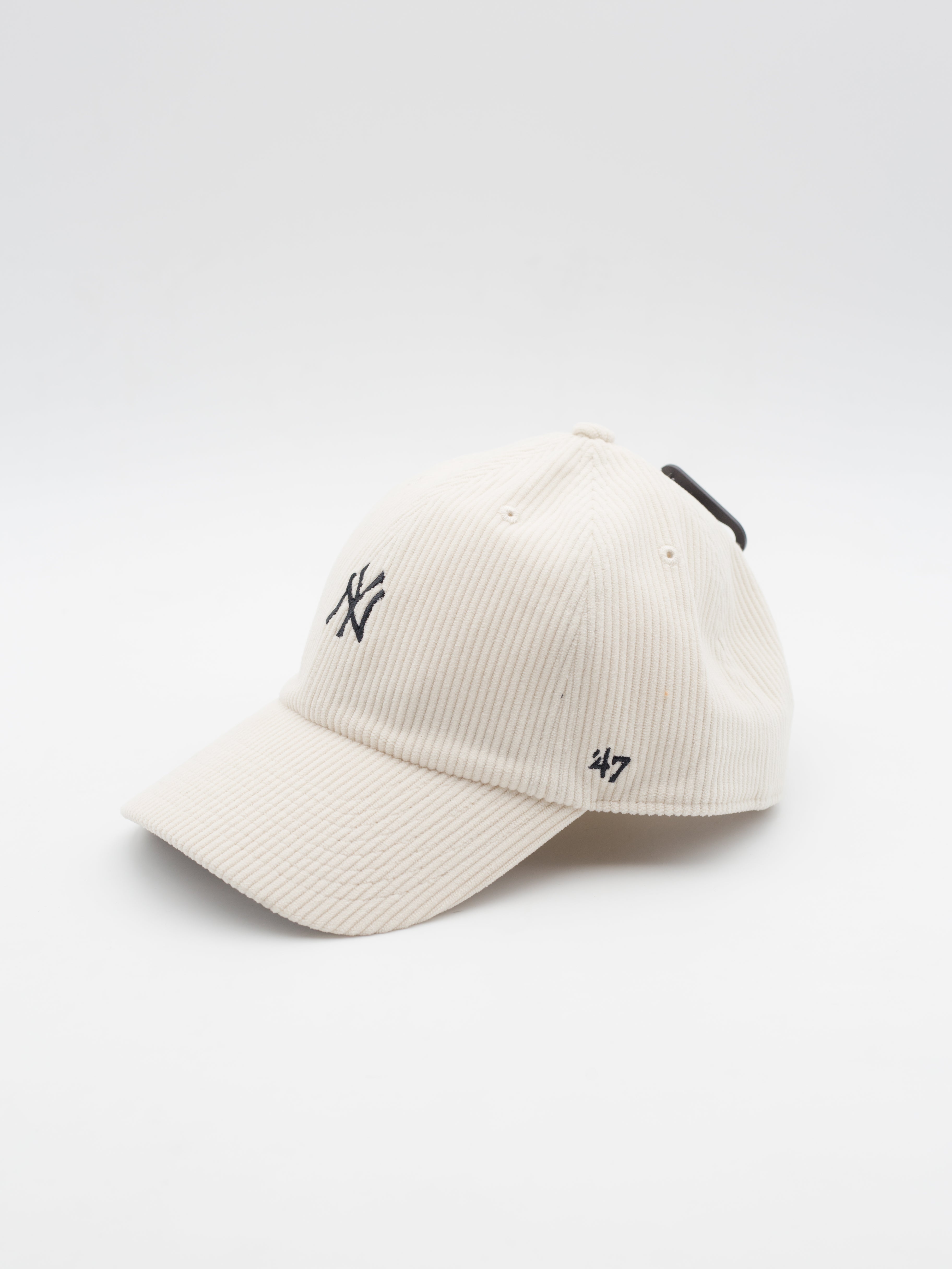 CLEAN UP Minilogo Thick Corduroy New York Yankees Natural