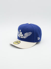 59FIFTY Team Wings Los Angeles Dodgers Blue/Beige