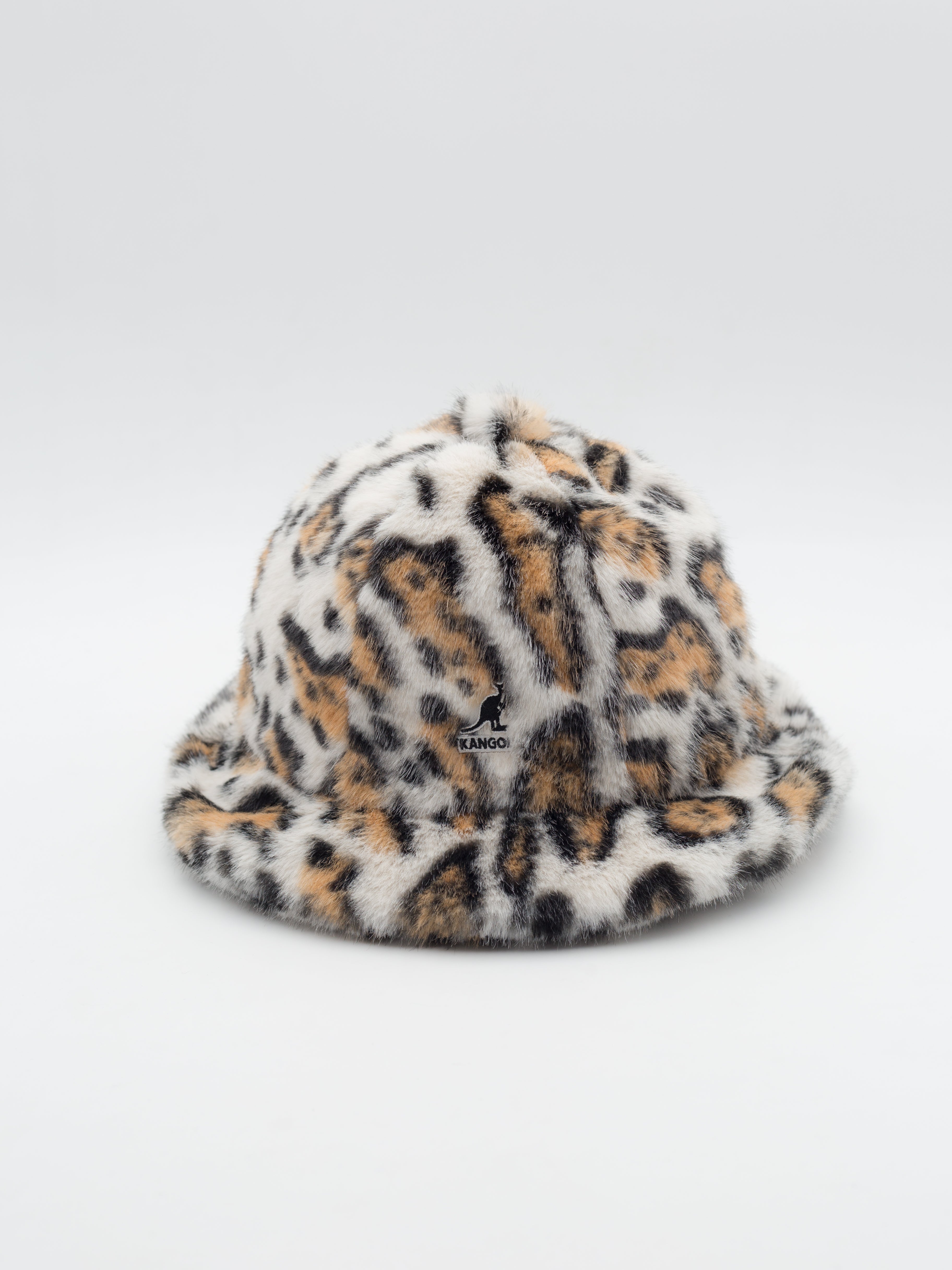 Faux Fur Casual Off White Tiger