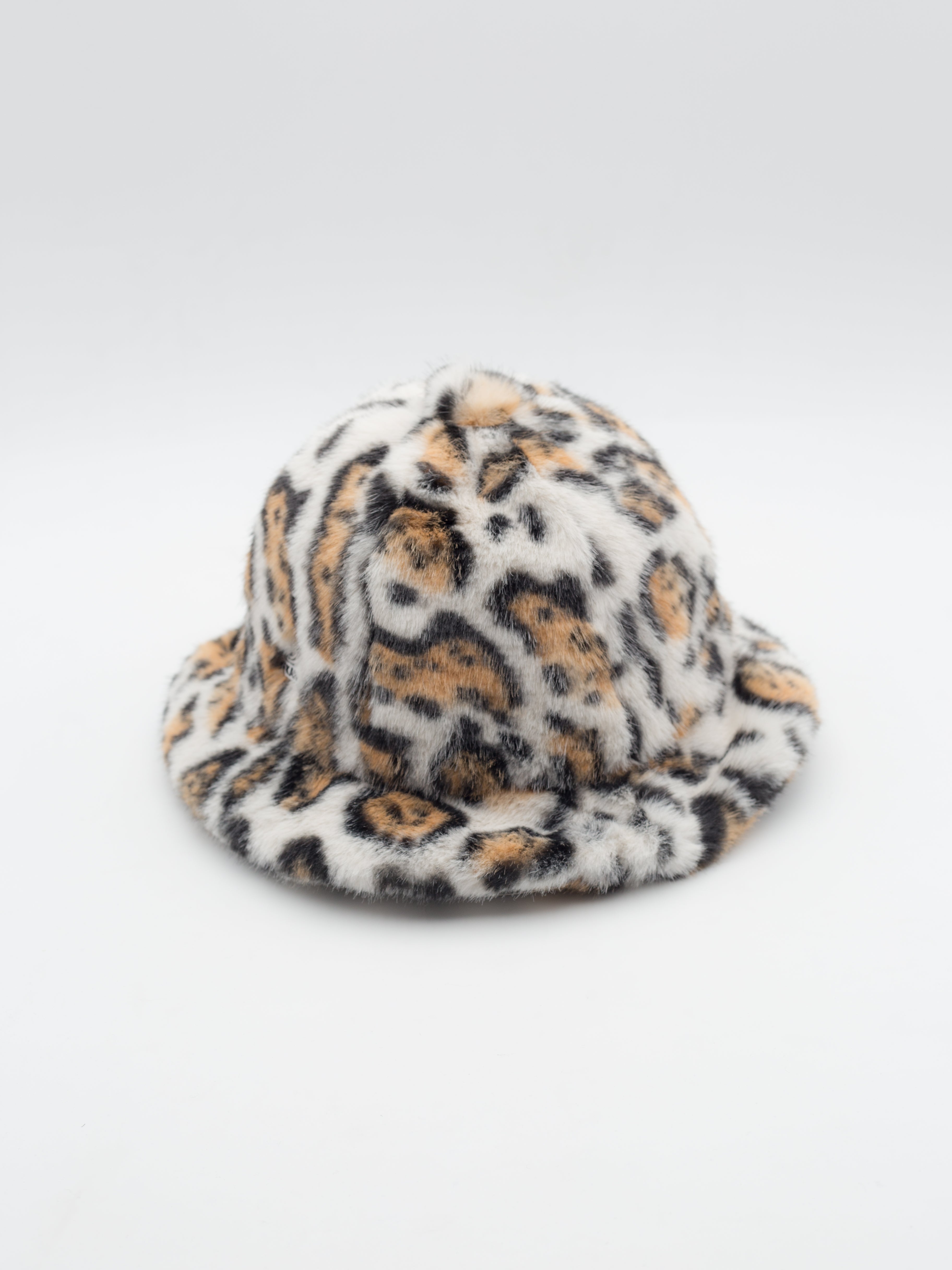 Faux Fur Casual Off White Tiger