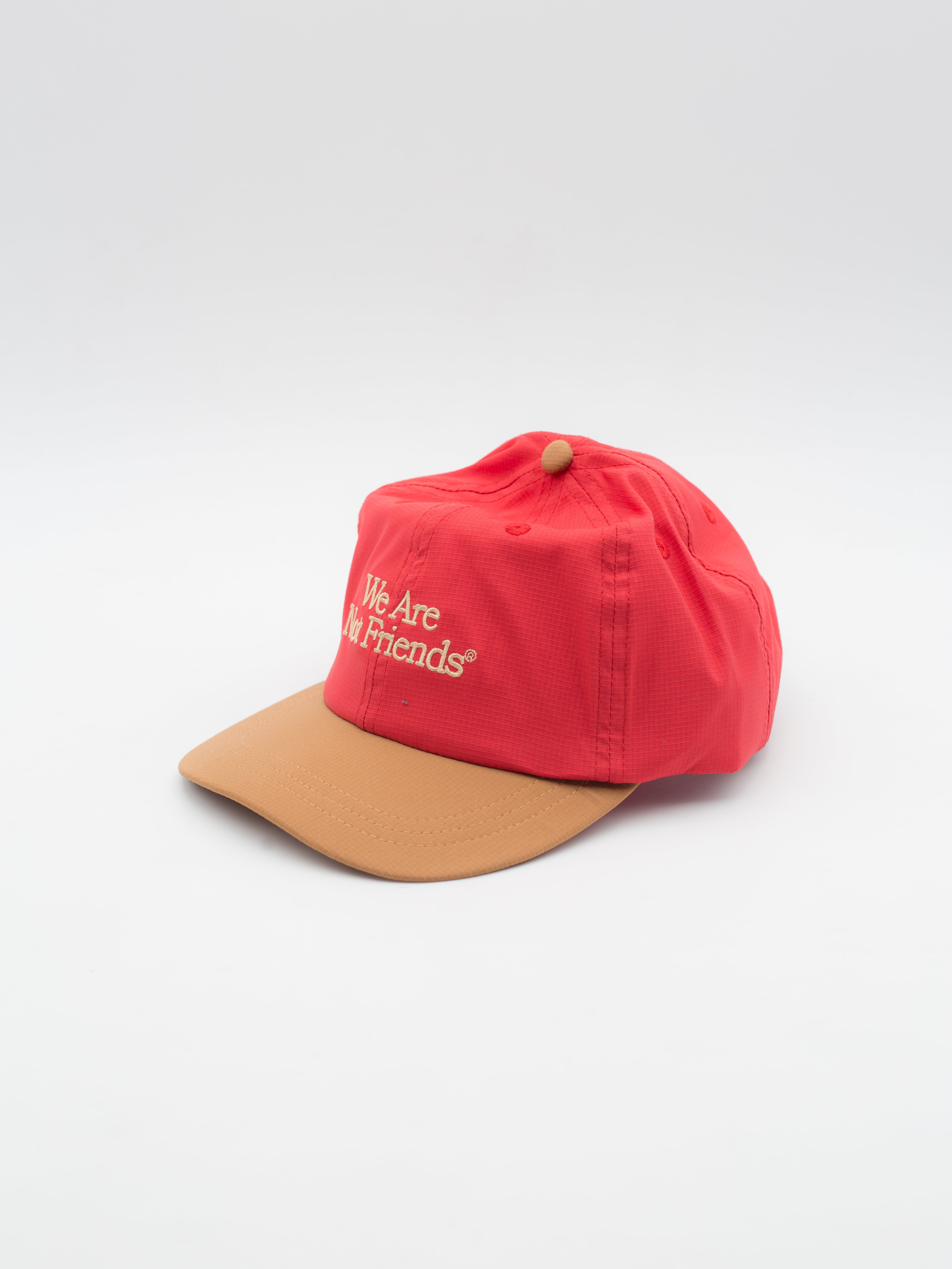 Typo Hat Dad Hat Red/Brown
