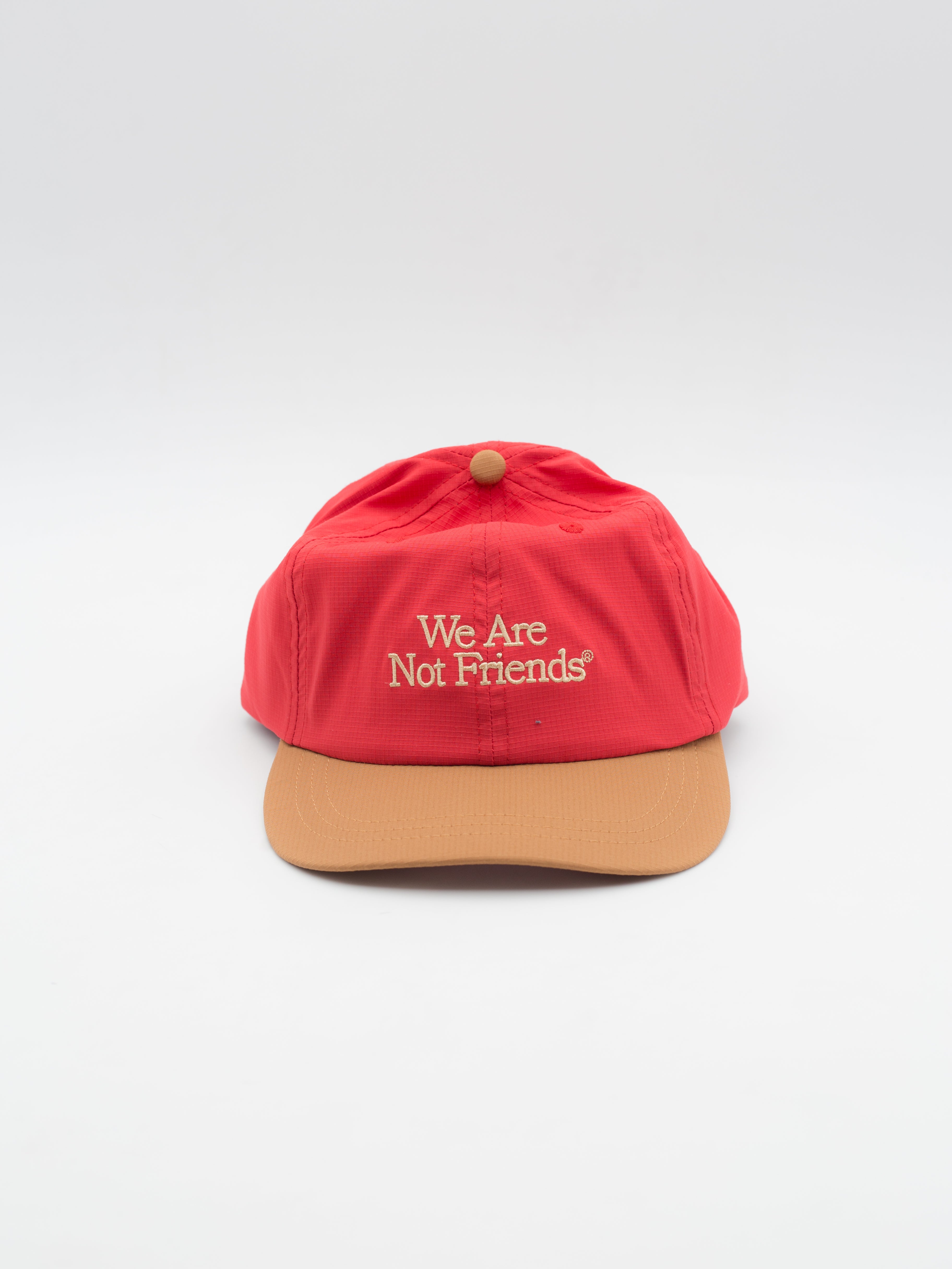 Typo Hat Dad Hat Red/Brown