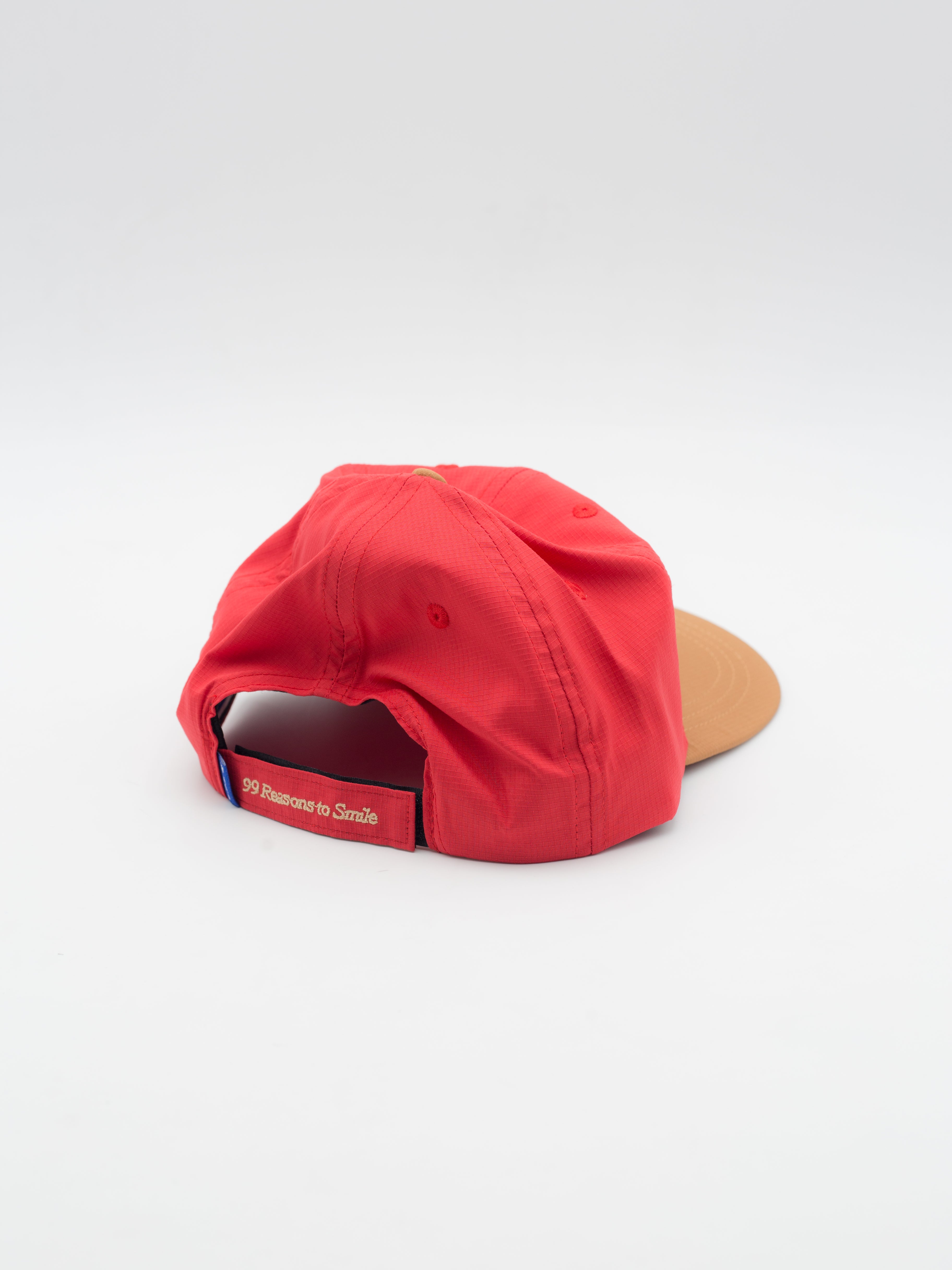 Typo Hat Dad Hat Red/Brown